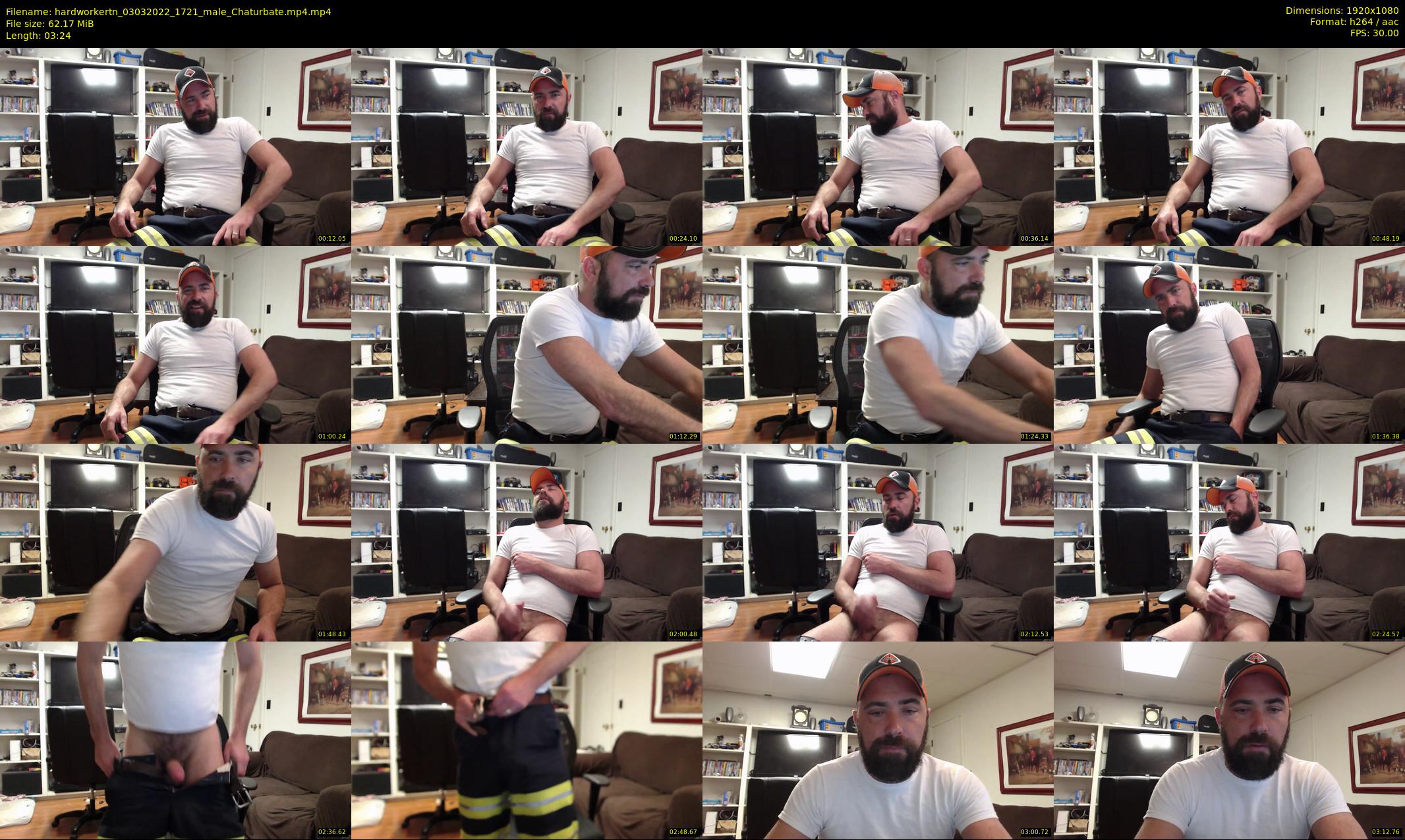 hardworkertn — 4 minute Chaturbate male cam show recording, 1080p, Mar 3, 2022