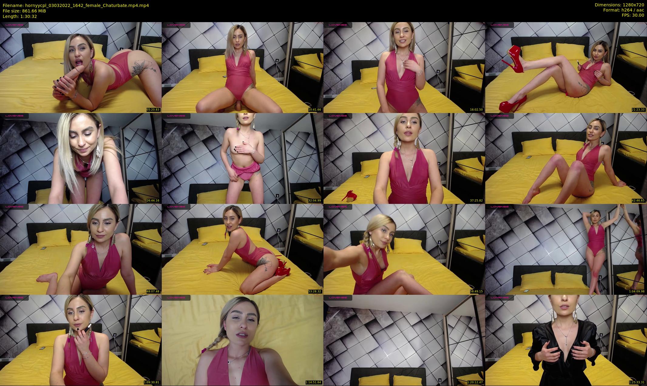 hornyycpl — 91 minute Chaturbate couple cam show recording, 720p, Mar 3, 2022