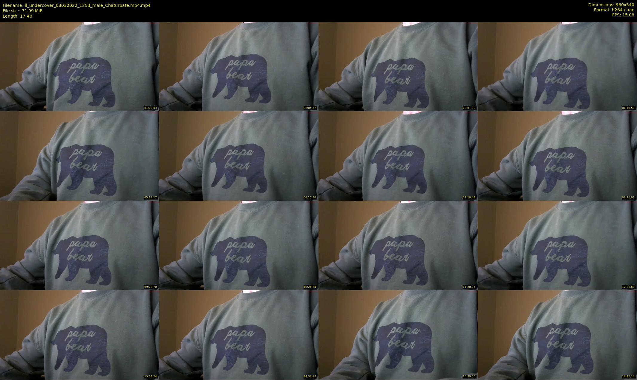 il_undercover — 18 minute Chaturbate male cam show recording, 480p, Mar 3, 2022