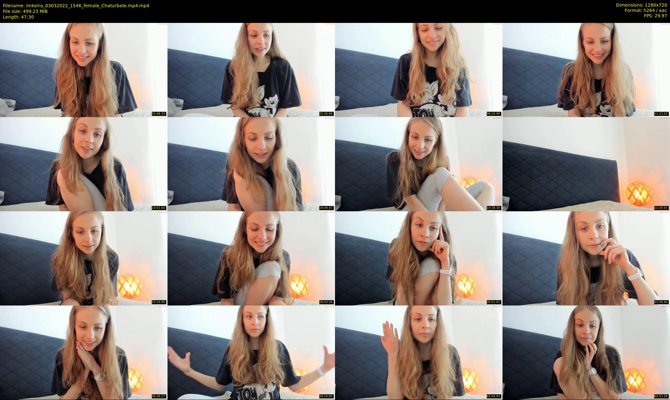 imkeira — 48 minute Chaturbate female cam show recording, 720p, Mar 3, 2022