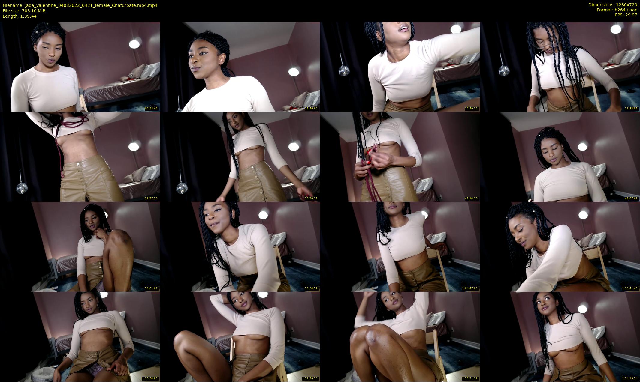 jada_valentine — 100 minute Chaturbate female cam show recording, 720p, Mar 4, 2022