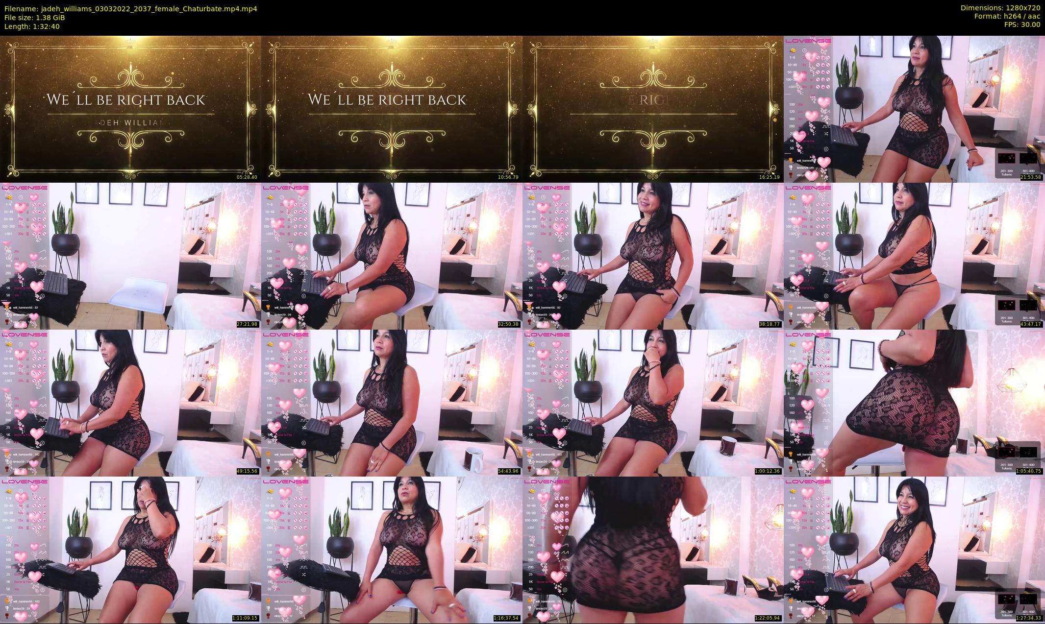 jadeh_williams — 93 minute Chaturbate female cam show recording, 720p, Mar 3, 2022