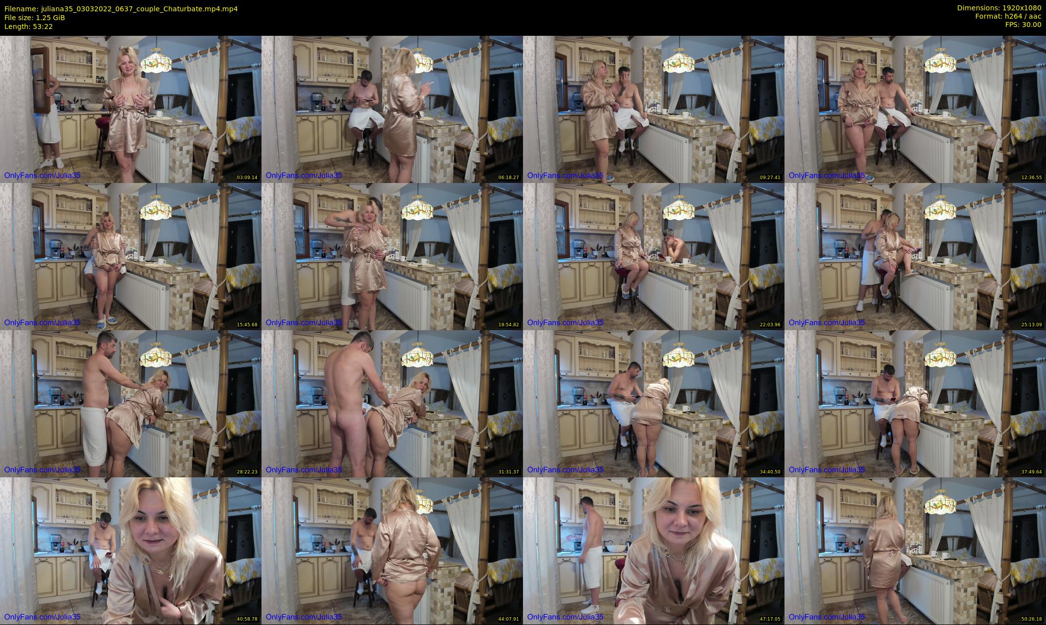 juliana35 — 54 minute Chaturbate couple cam show recording, 1080p, Mar 3, 2022