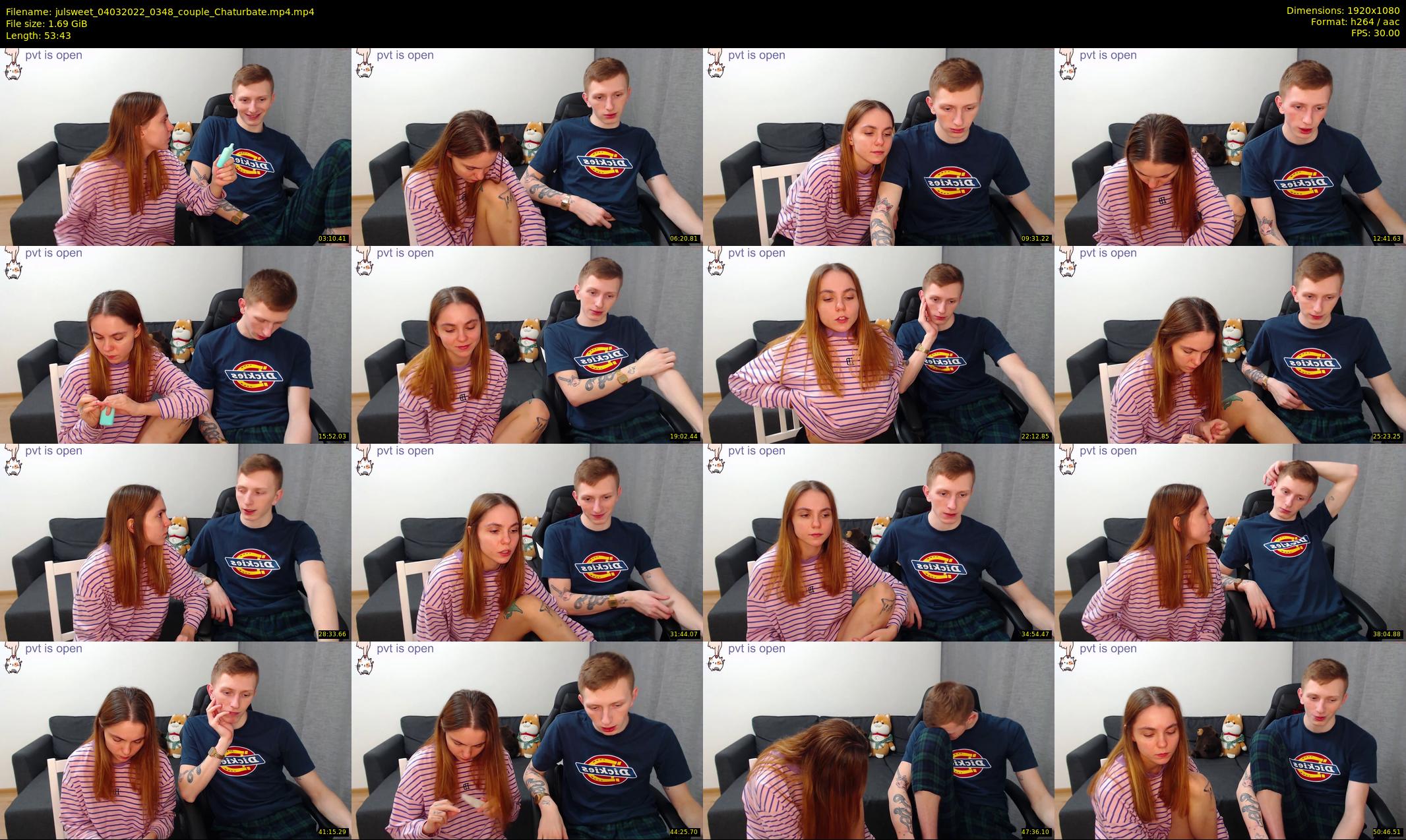 julsweet — 54 minute Chaturbate male cam show recording, 1080p, Mar 4, 2022