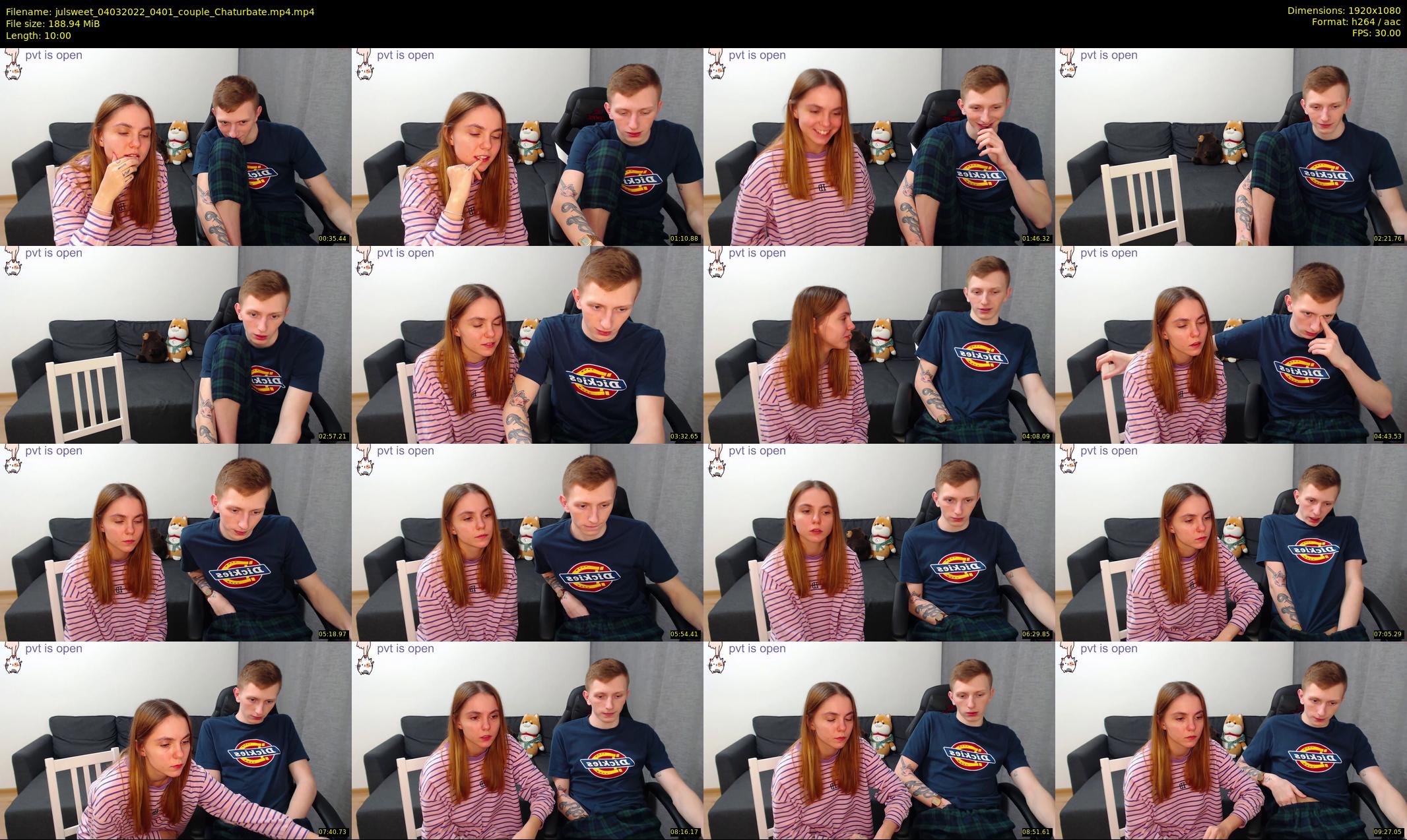 julsweet — 10 minute Chaturbate male cam show recording, 1080p, Mar 4, 2022