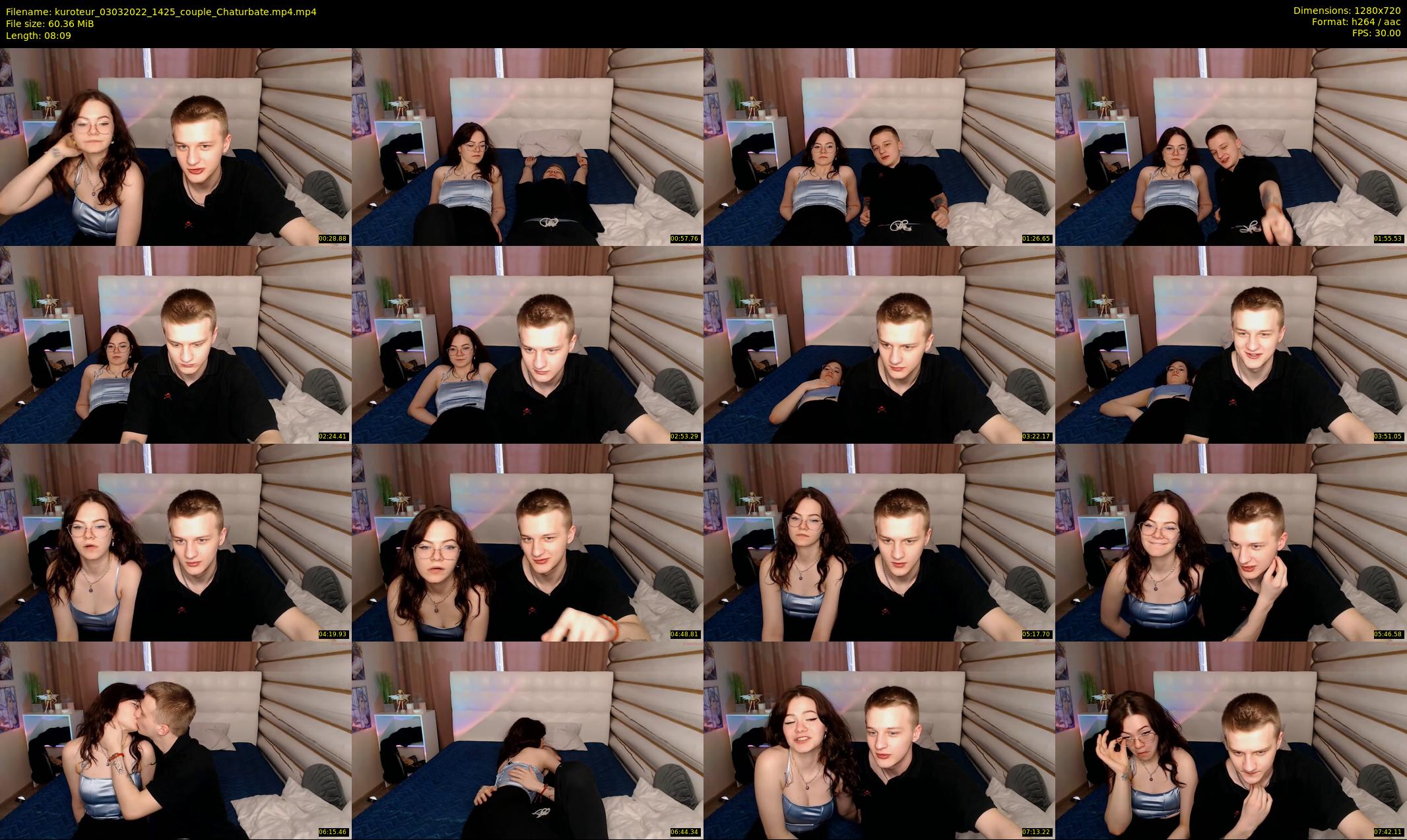 kuroteur — 9 minute Chaturbate couple cam show recording, 720p, Mar 3, 2022