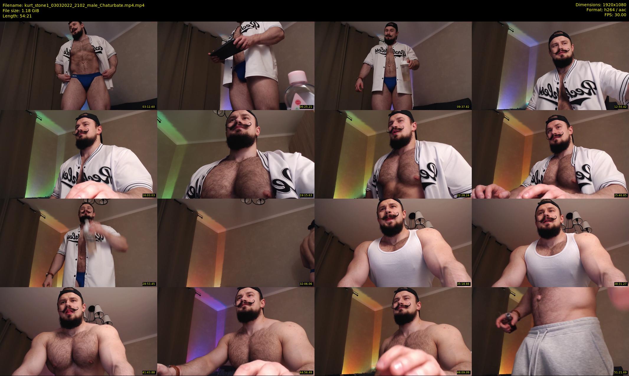 kurt_stone1 — 55 minute Chaturbate male cam show recording, 1080p, Mar 3, 2022