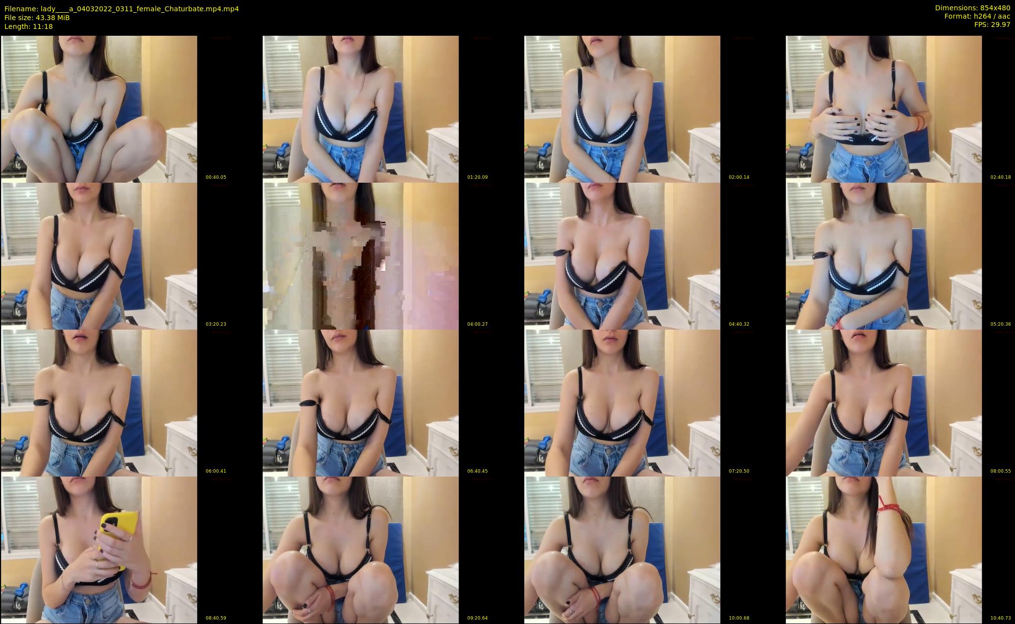 lady____a — 12 minute Chaturbate female cam show recording, 480p, Mar 4, 2022