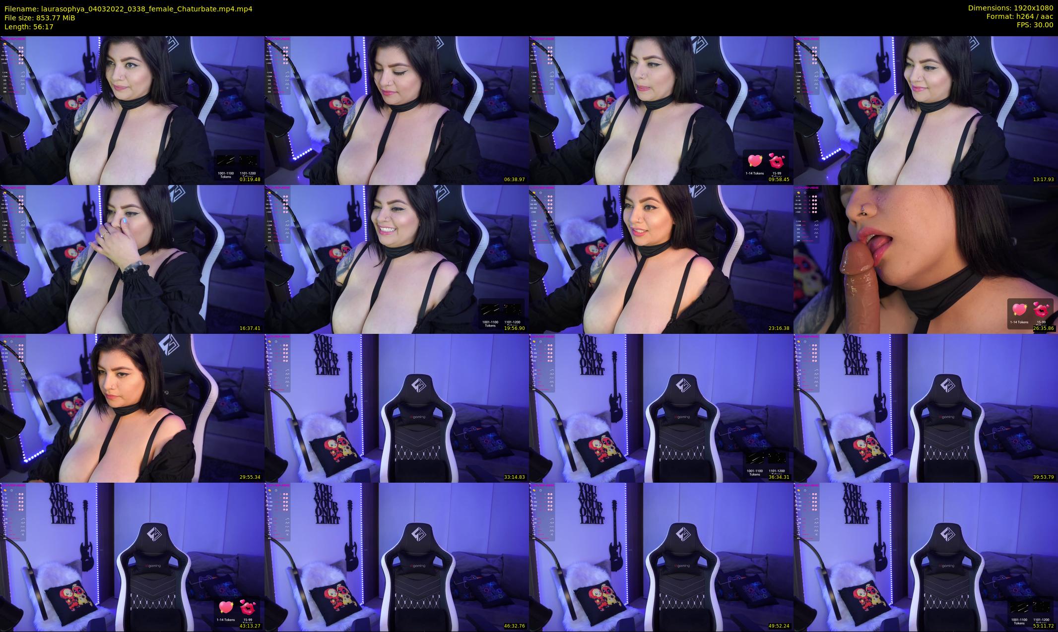 laurasophya — 57 minute Chaturbate female cam show recording, 1080p, Mar 4, 2022
