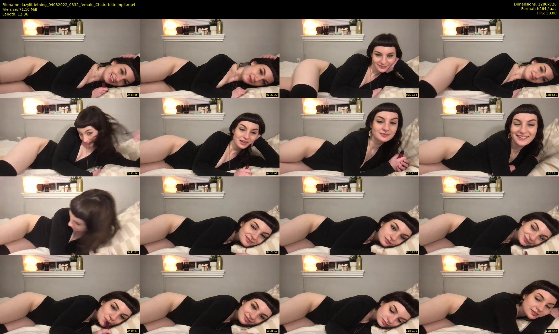lazylittlething — 13 minute Chaturbate female cam show recording, 720p, Mar 4, 2022
