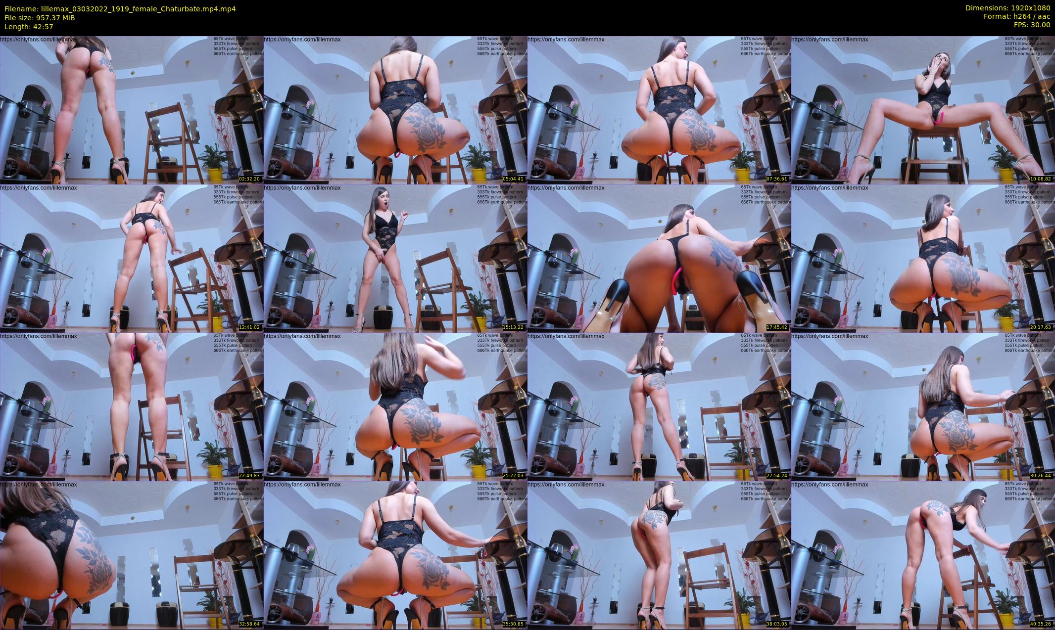 lillemax — 43 minute Chaturbate female cam show recording, 1080p, Mar 3, 2022