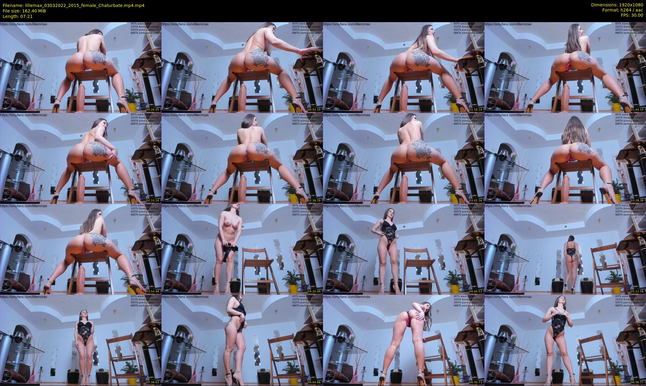 lillemax — 8 minute Chaturbate female cam show recording, 1080p, Mar 3, 2022