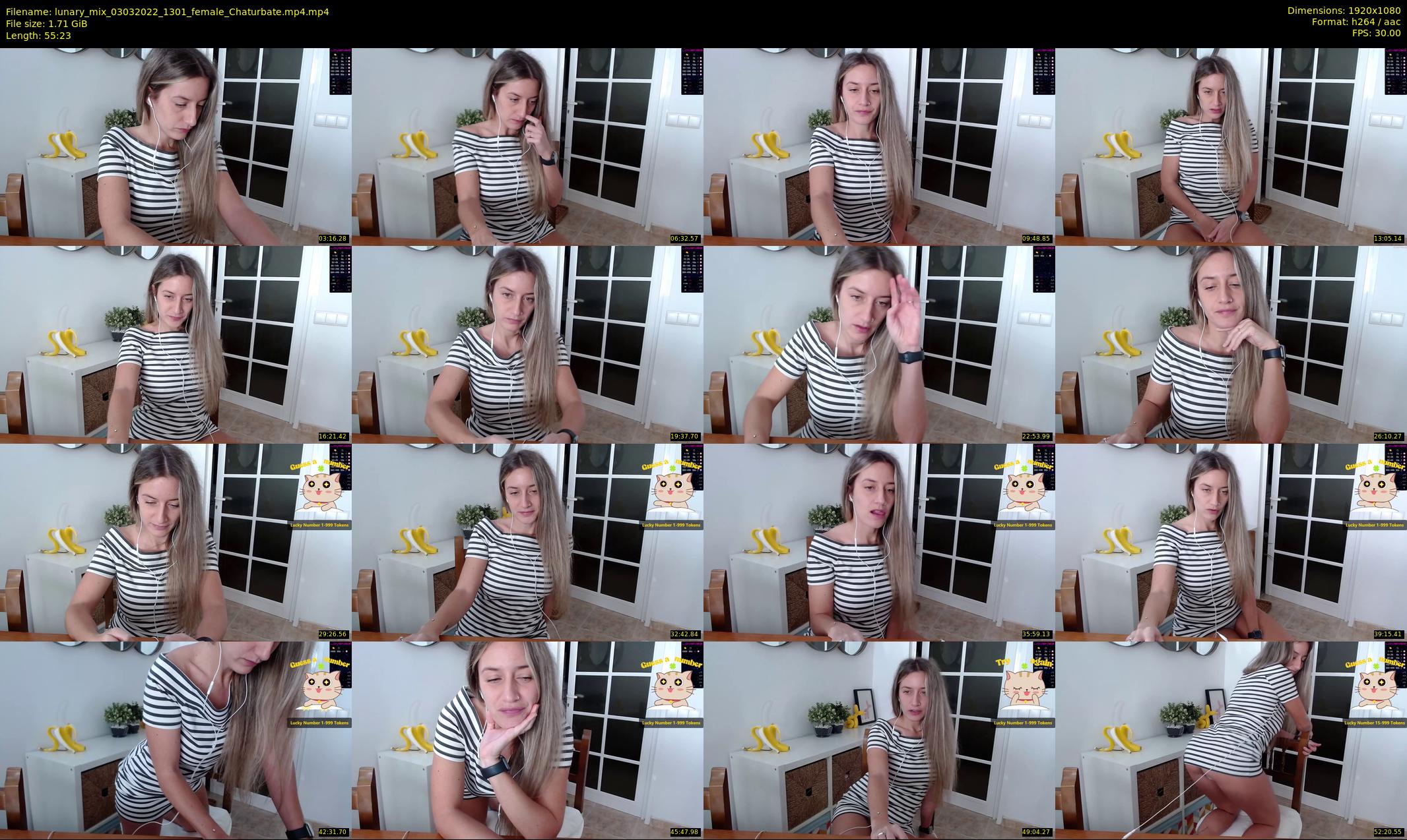 lunary_mix — 56 minute Chaturbate couple cam show recording, 1080p, Mar 3, 2022