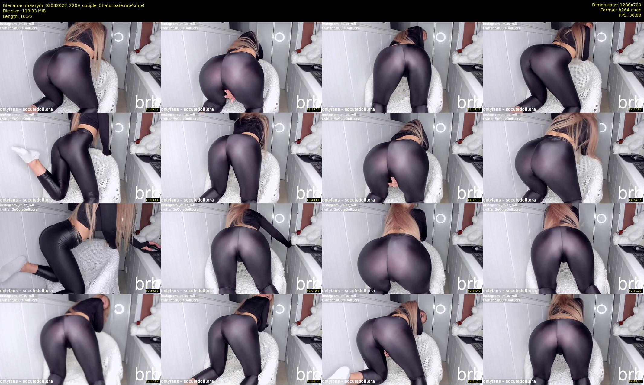 maarym — 11 minute Chaturbate couple cam show recording, 720p, Mar 3, 2022