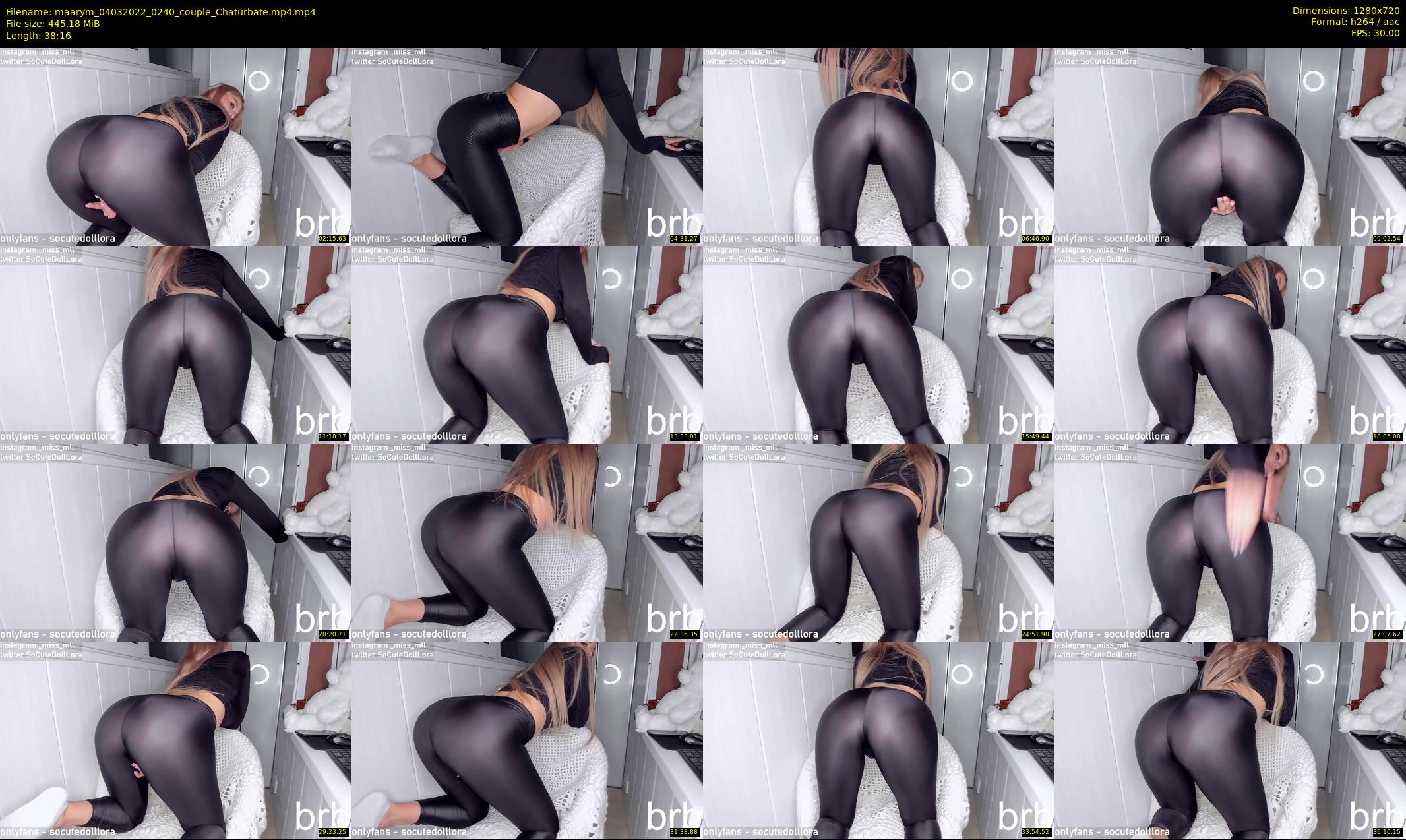 maarym — 39 minute Chaturbate couple cam show recording, 720p, Mar 4, 2022