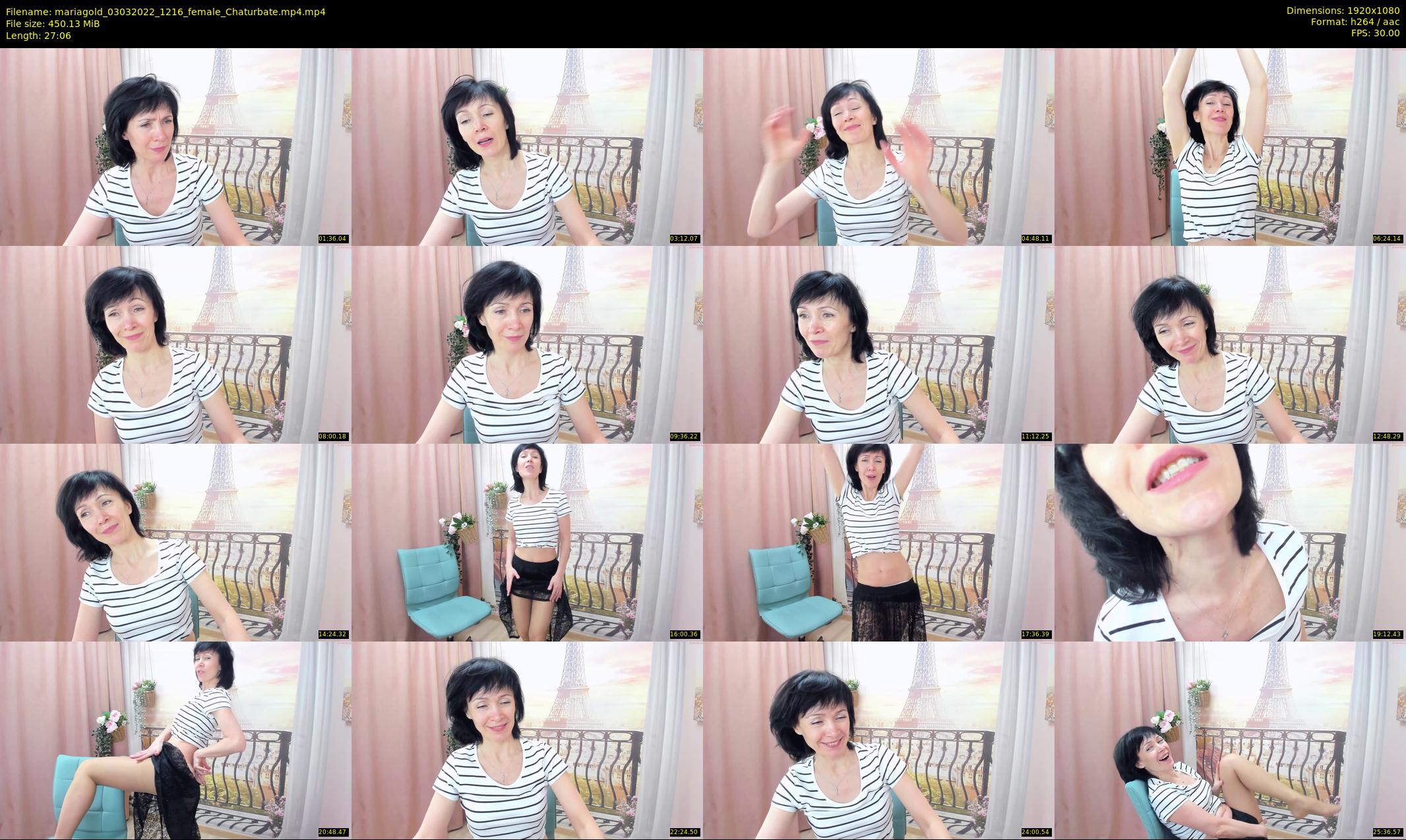 mariagold — 28 minute Chaturbate female cam show recording, 1080p, Mar 3, 2022
