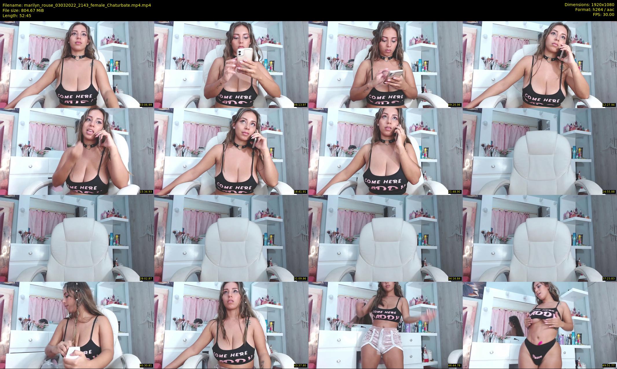 marilyn_rouse — 53 minute Chaturbate female cam show recording, 1080p, Mar 3, 2022