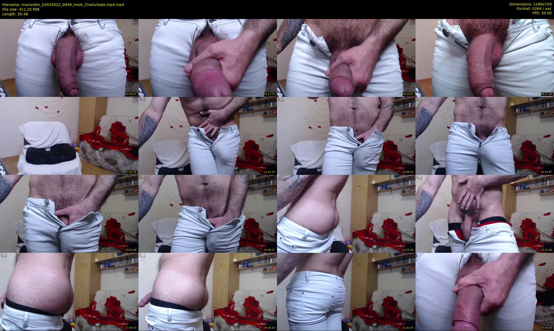 marioslim — 36 minute Chaturbate male cam show recording, 720p, Mar 3, 2022