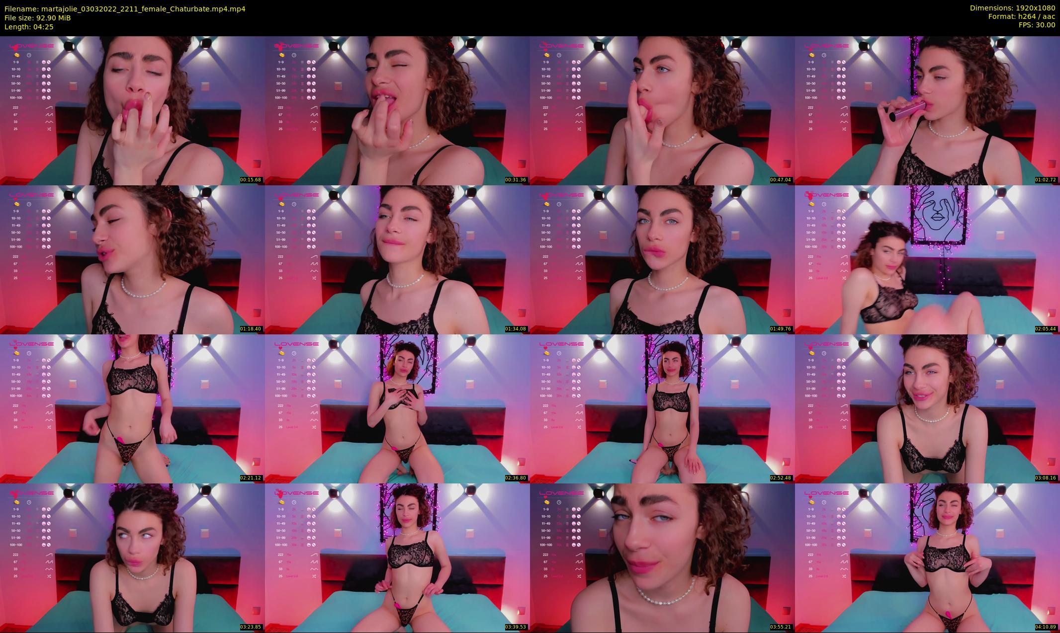martajolie — 5 minute Chaturbate female cam show recording, 1080p, Mar 3, 2022