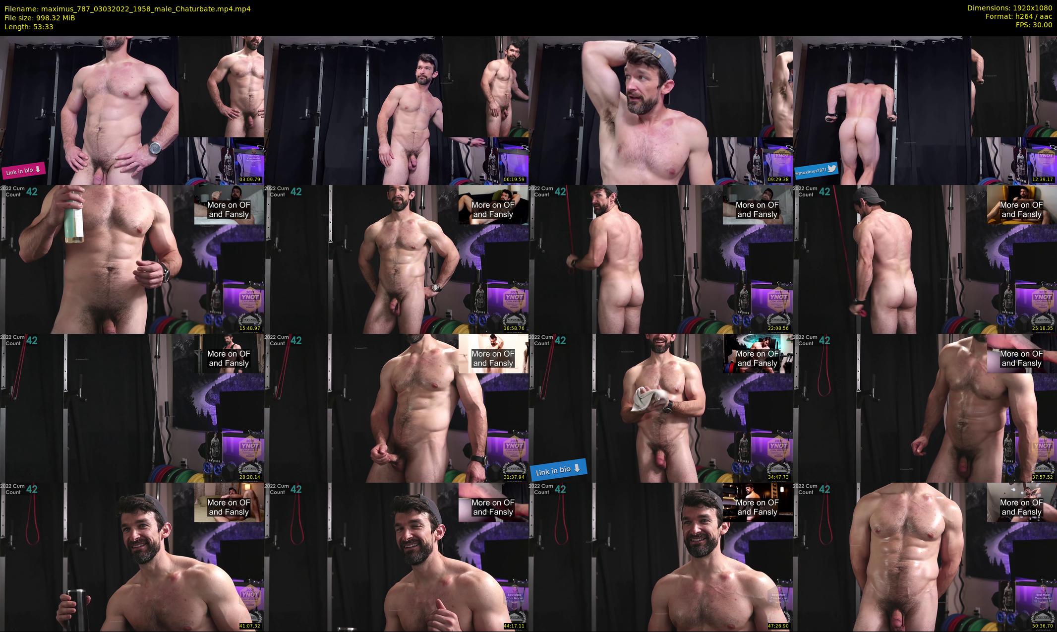 maximus_787 — 54 minute Chaturbate male cam show recording, 1080p, Mar 3, 2022