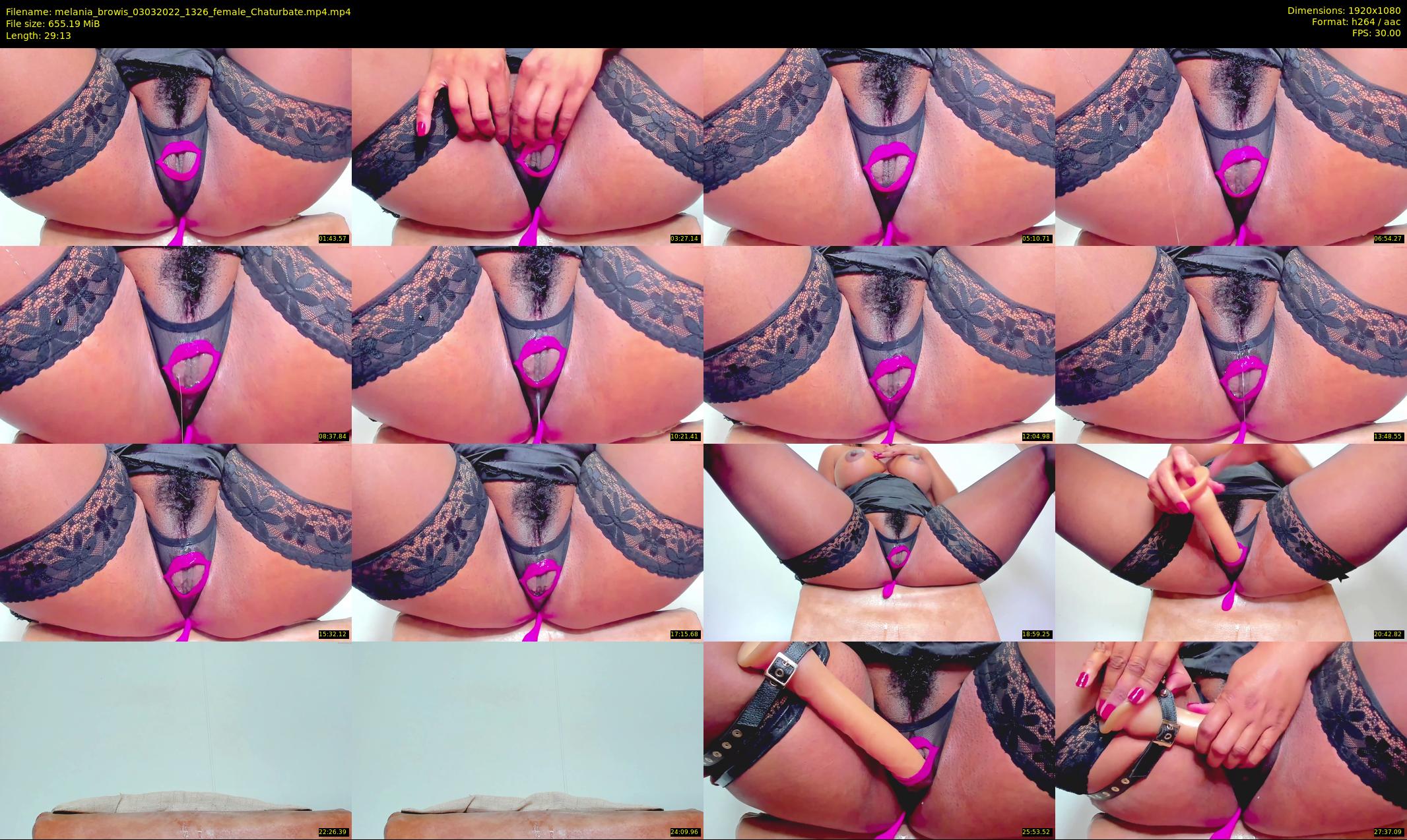 melania_browis — 30 minute Chaturbate female cam show recording, 1080p, Mar 3, 2022