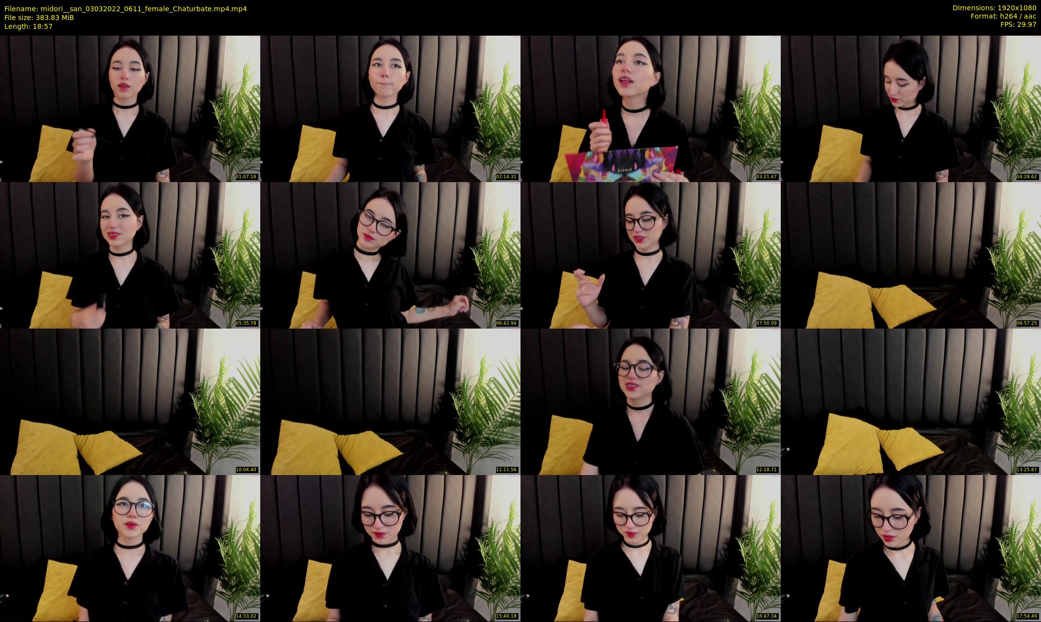 midori__san — 19 minute Chaturbate female cam show recording, 1080p, Mar 3, 2022