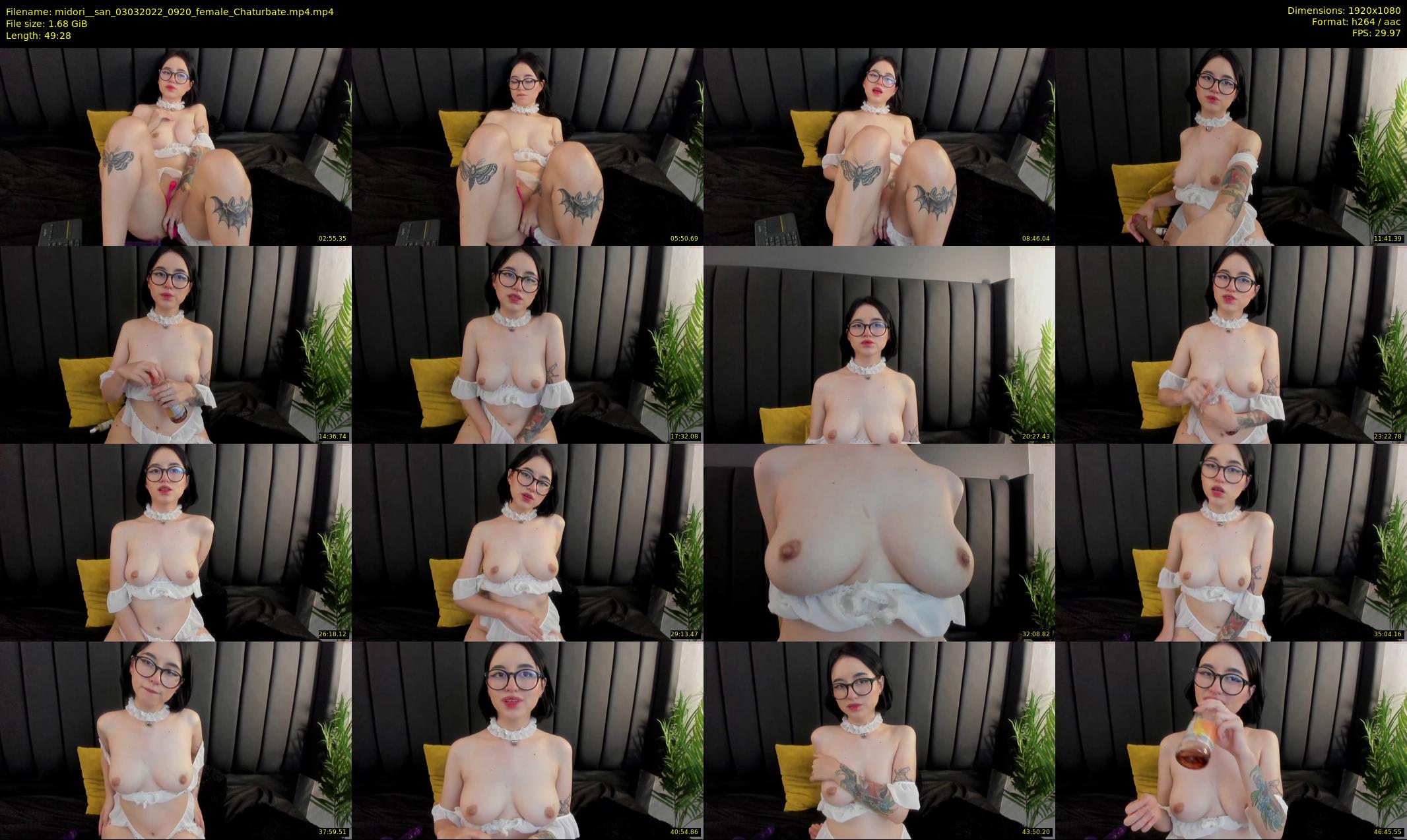 midori__san — 50 minute Chaturbate female cam show recording, 1080p, Mar 3, 2022