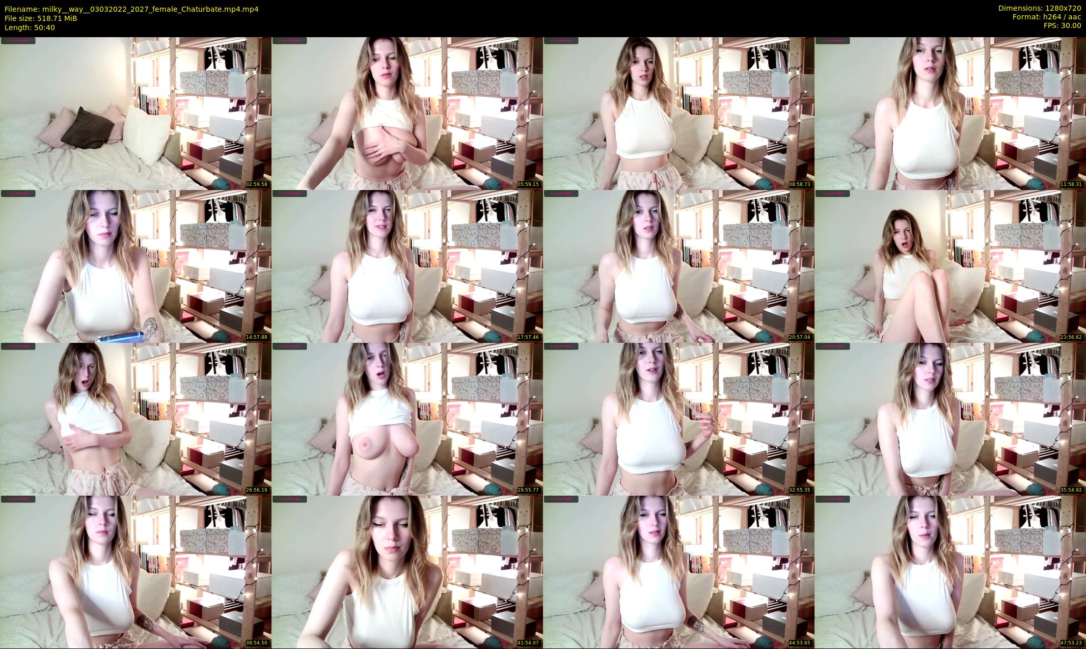 milky__way_ — 51 minute Chaturbate female cam show recording, 720p, Mar 3, 2022