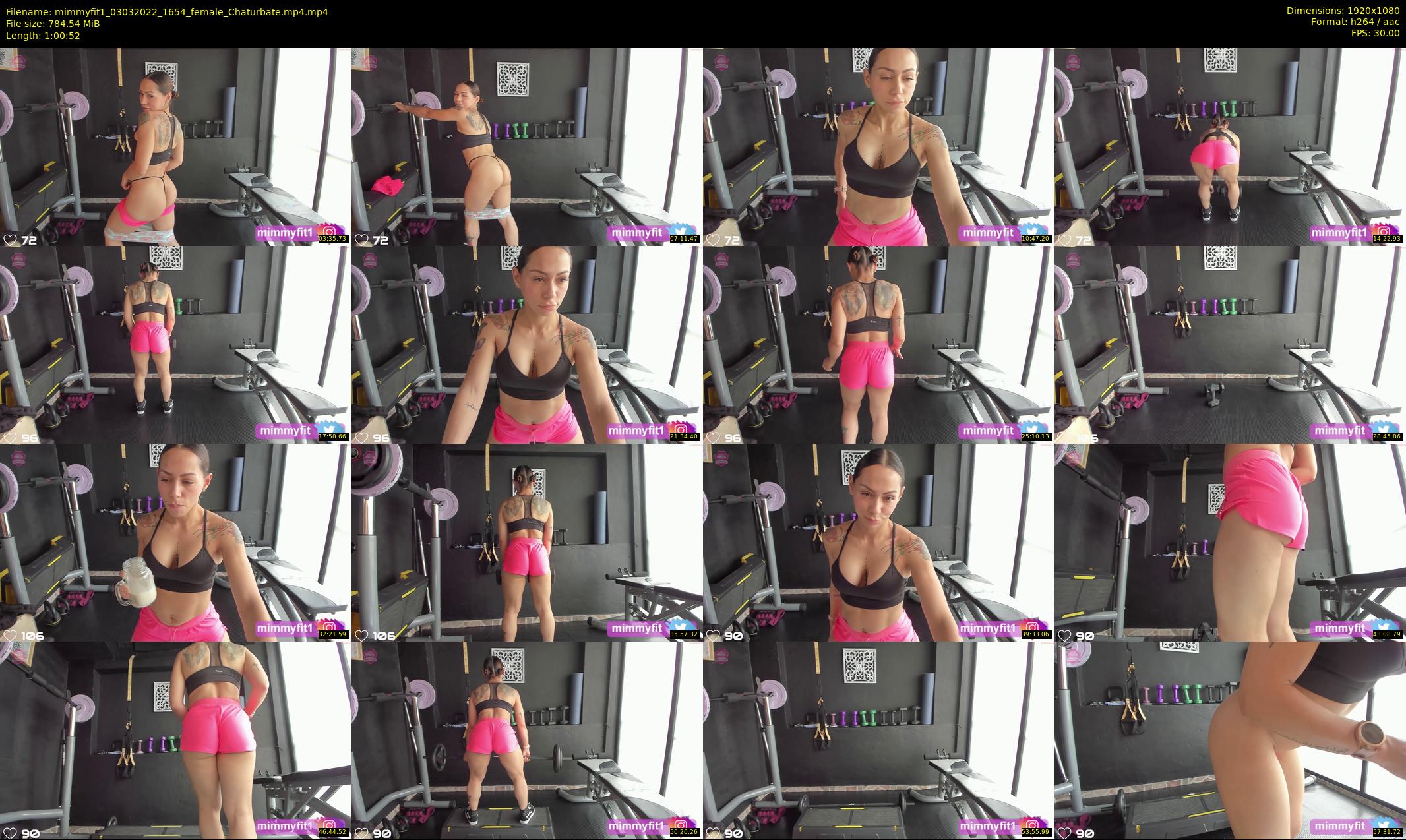 mimmyfit1 — 61 minute Chaturbate female cam show recording, 1080p, Mar 3, 2022