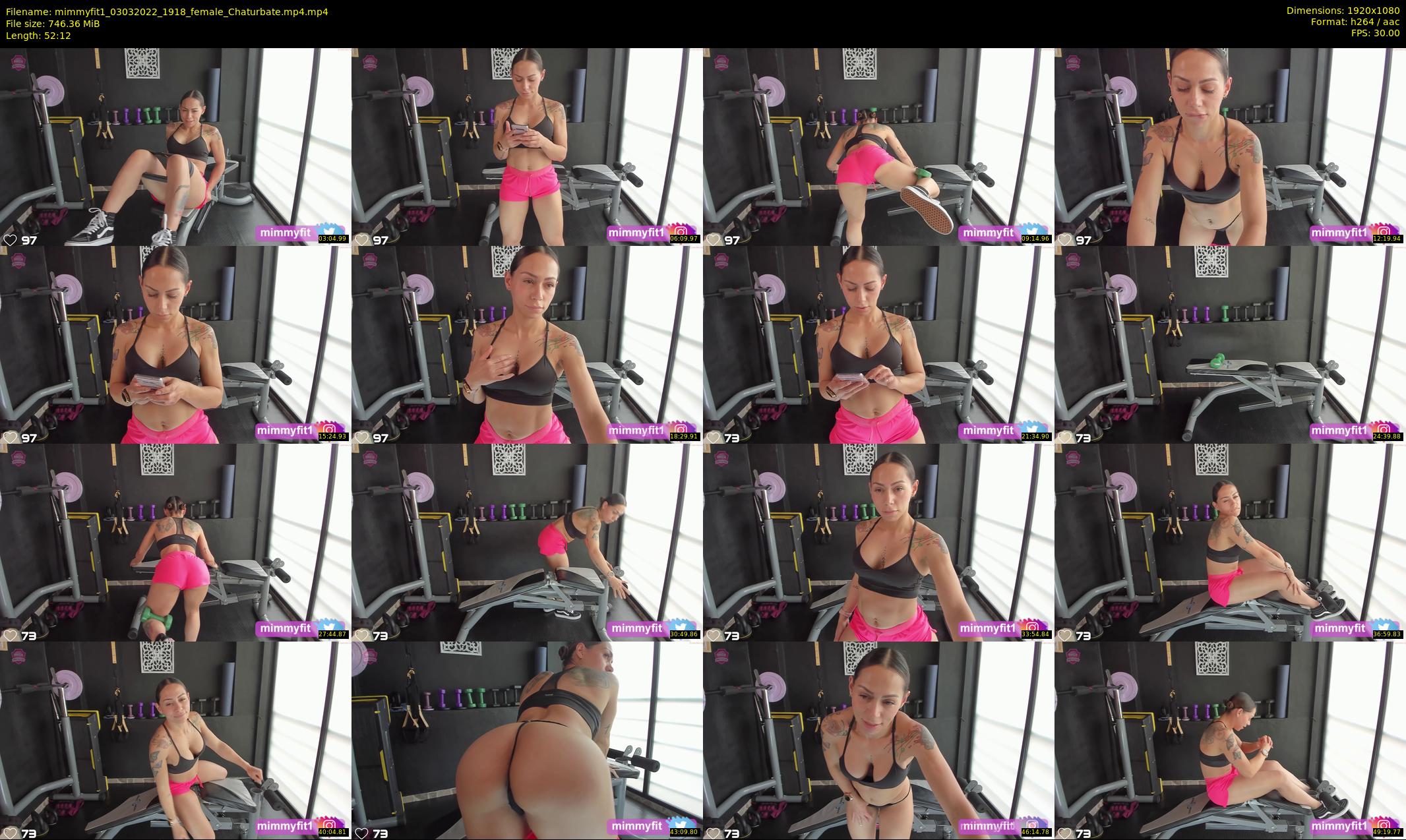 mimmyfit1 — 53 minute Chaturbate female cam show recording, 1080p, Mar 3, 2022