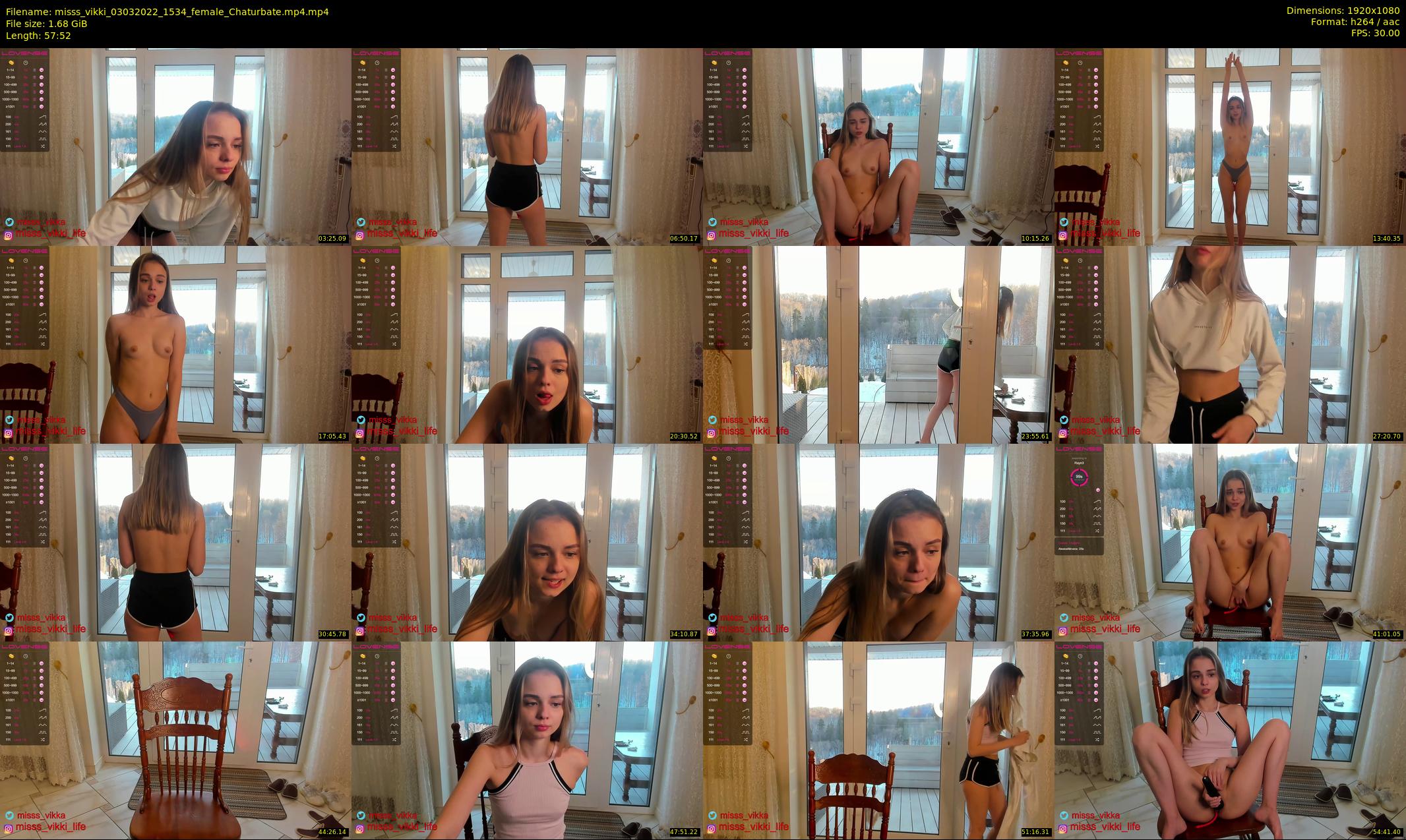 misss_vikki — 58 minute Chaturbate female cam show recording, 1080p, Mar 3, 2022