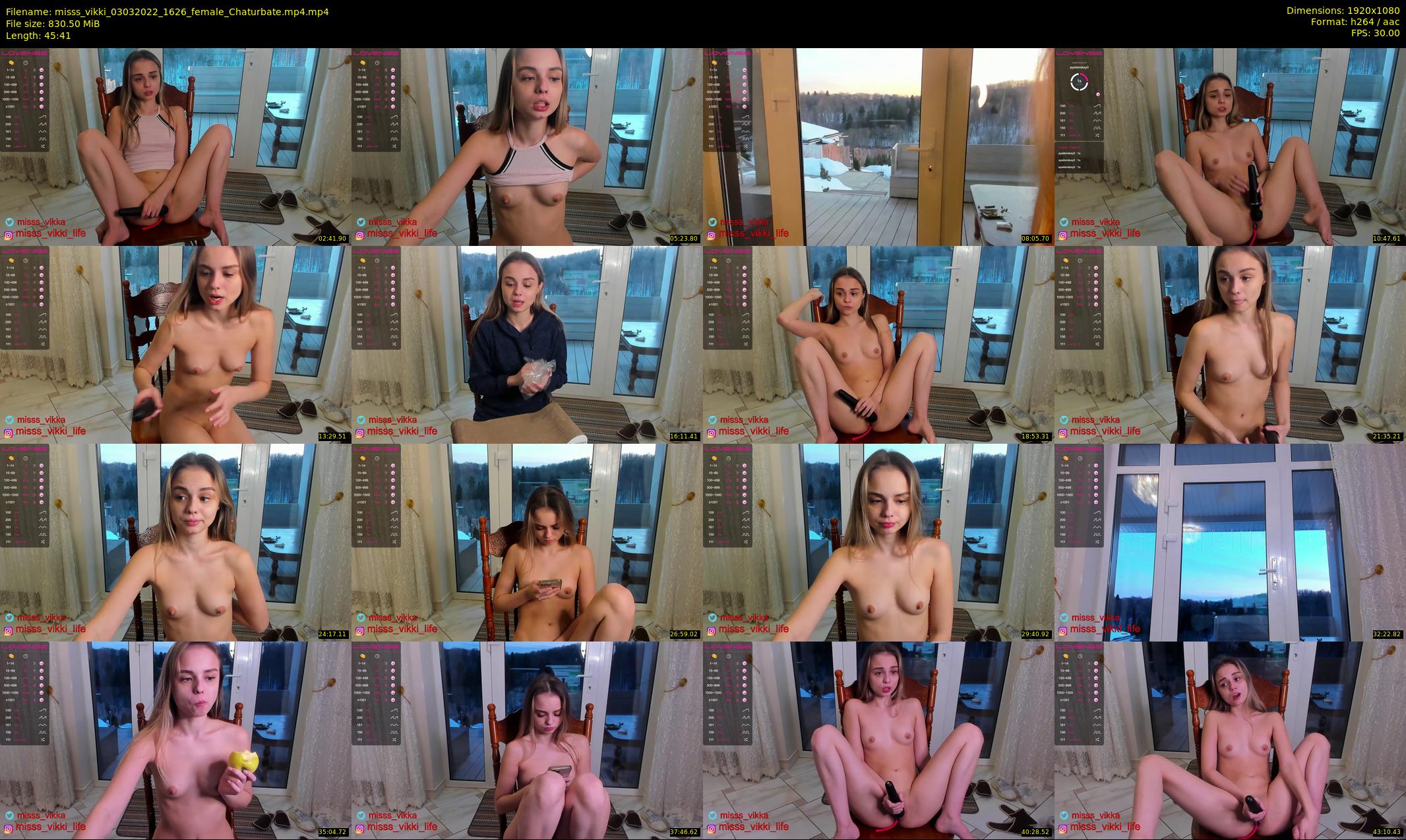 misss_vikki — 46 minute Chaturbate female cam show recording, 1080p, Mar 3, 2022