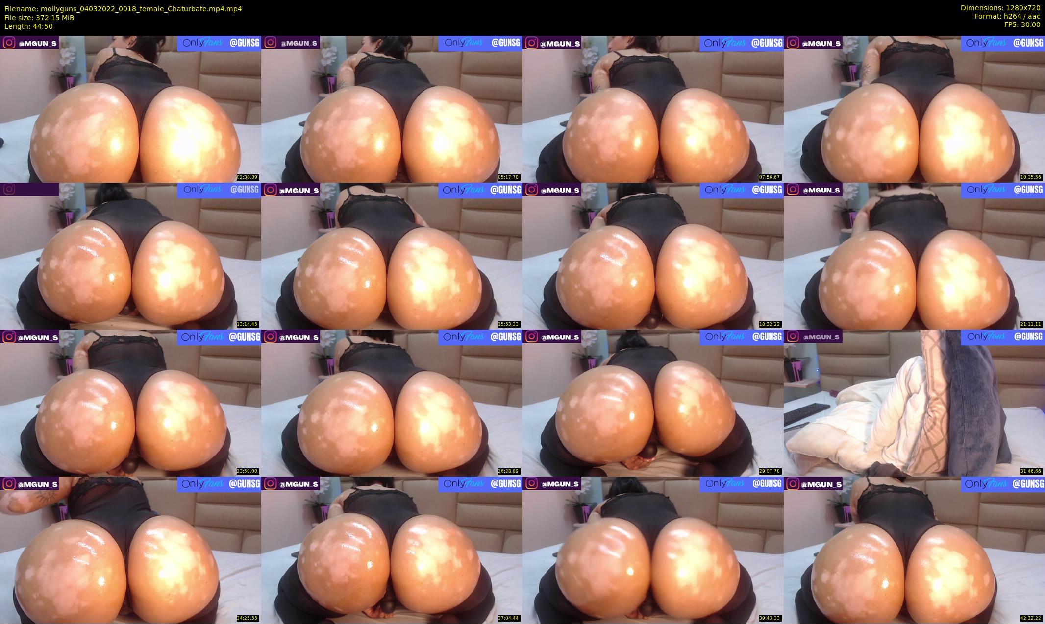 mollyguns — 45 minute Chaturbate female cam show recording, 720p, Mar 4, 2022