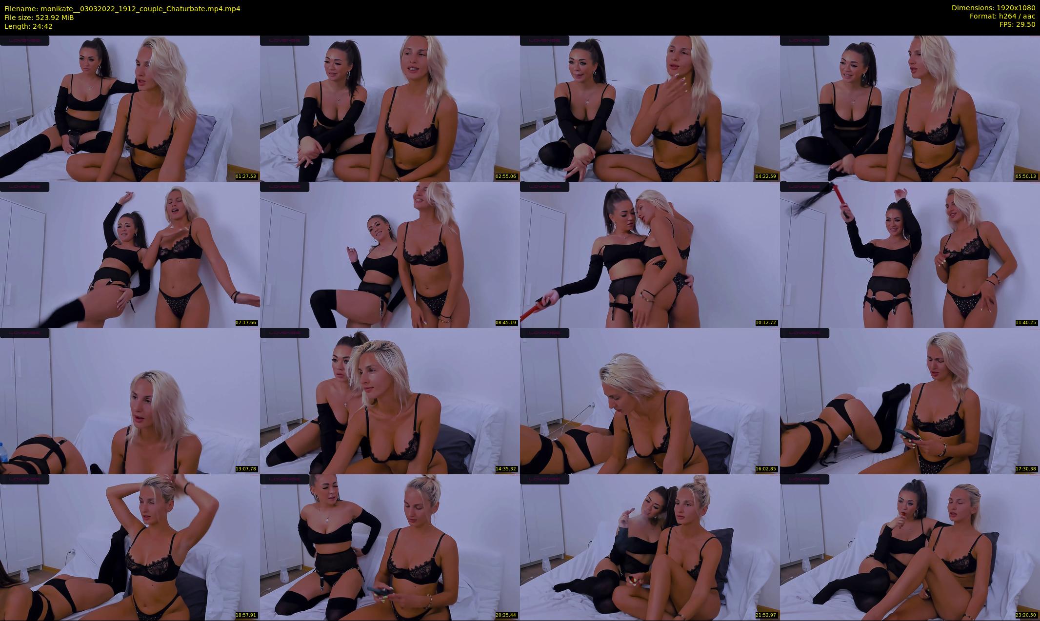 monikate_ — 25 minute Chaturbate couple cam show recording, 1080p, Mar 3, 2022