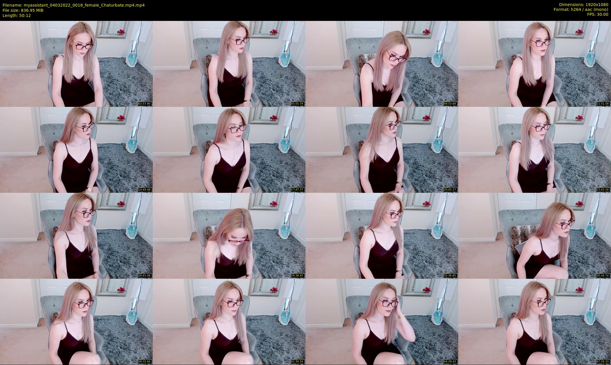 myassistant — 51 minute Chaturbate female cam show recording, 1080p, Mar 4, 2022