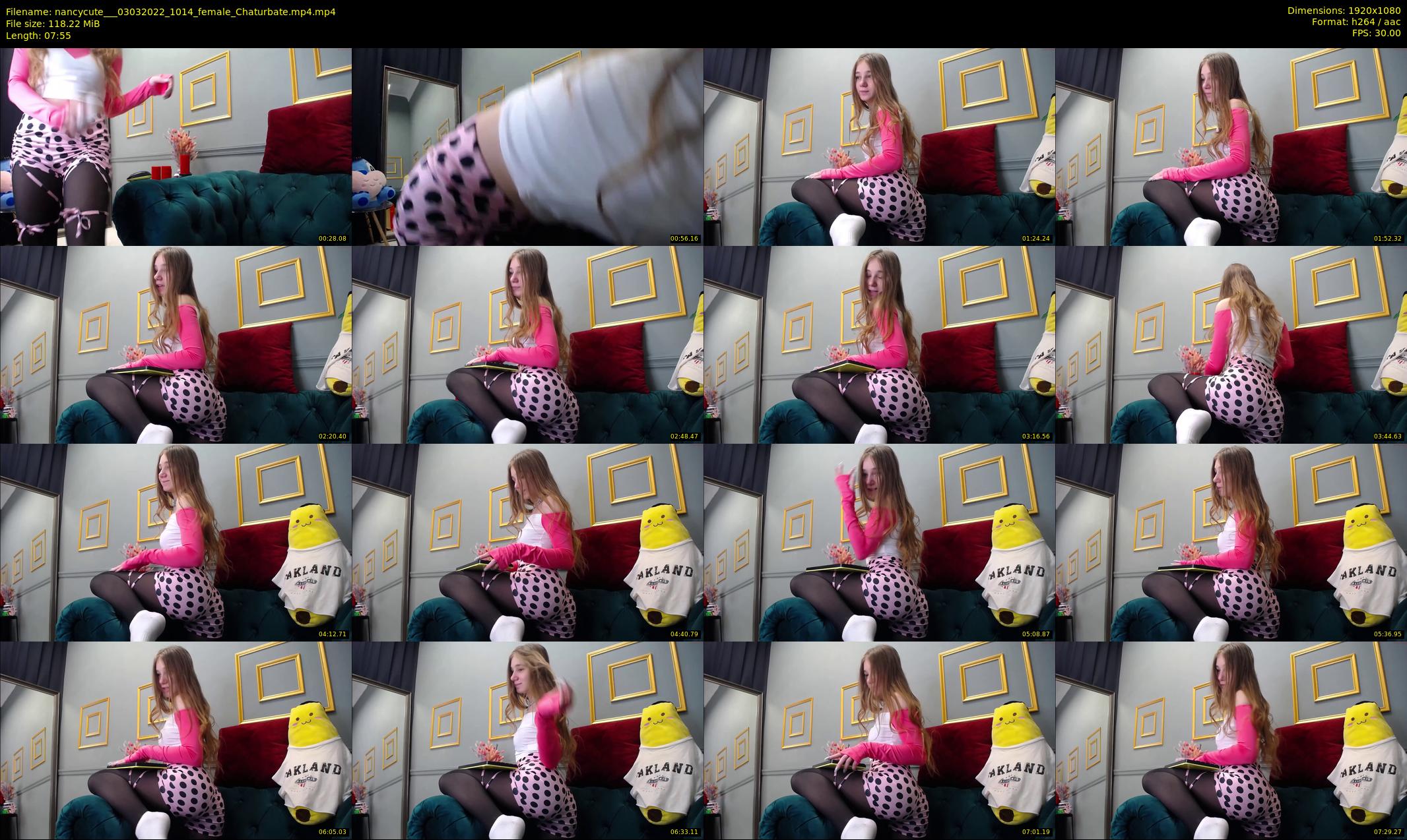 nancycute__ — 8 minute Chaturbate female cam show recording, 1080p, Mar 3, 2022