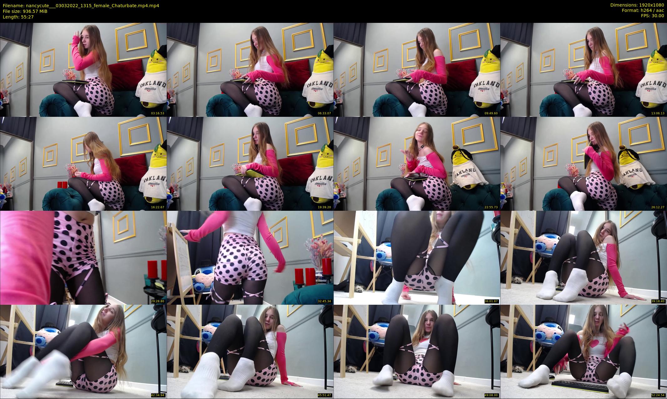 nancycute__ — 56 minute Chaturbate female cam show recording, 1080p, Mar 3, 2022