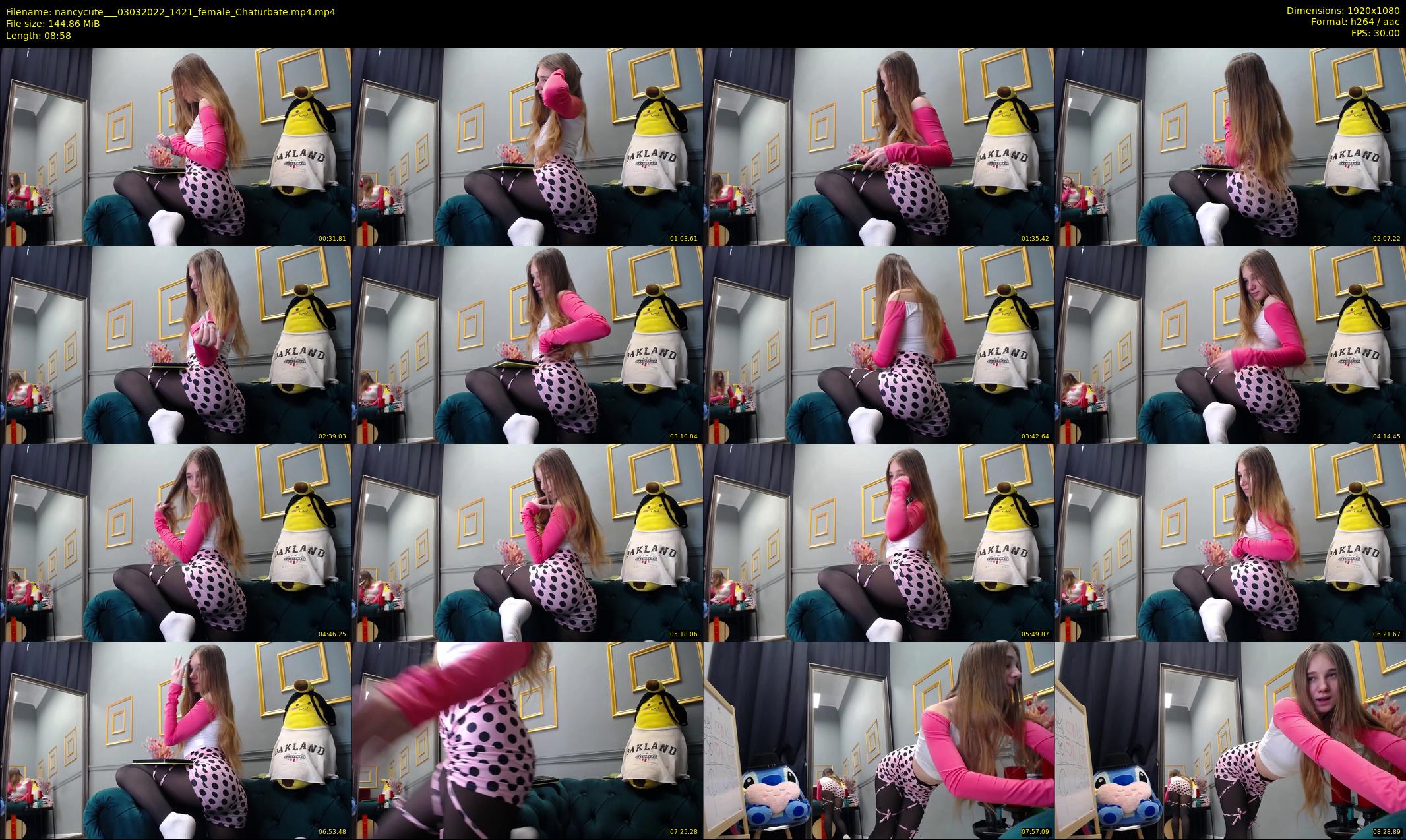 nancycute__ — 9 minute Chaturbate female cam show recording, 1080p, Mar 3, 2022