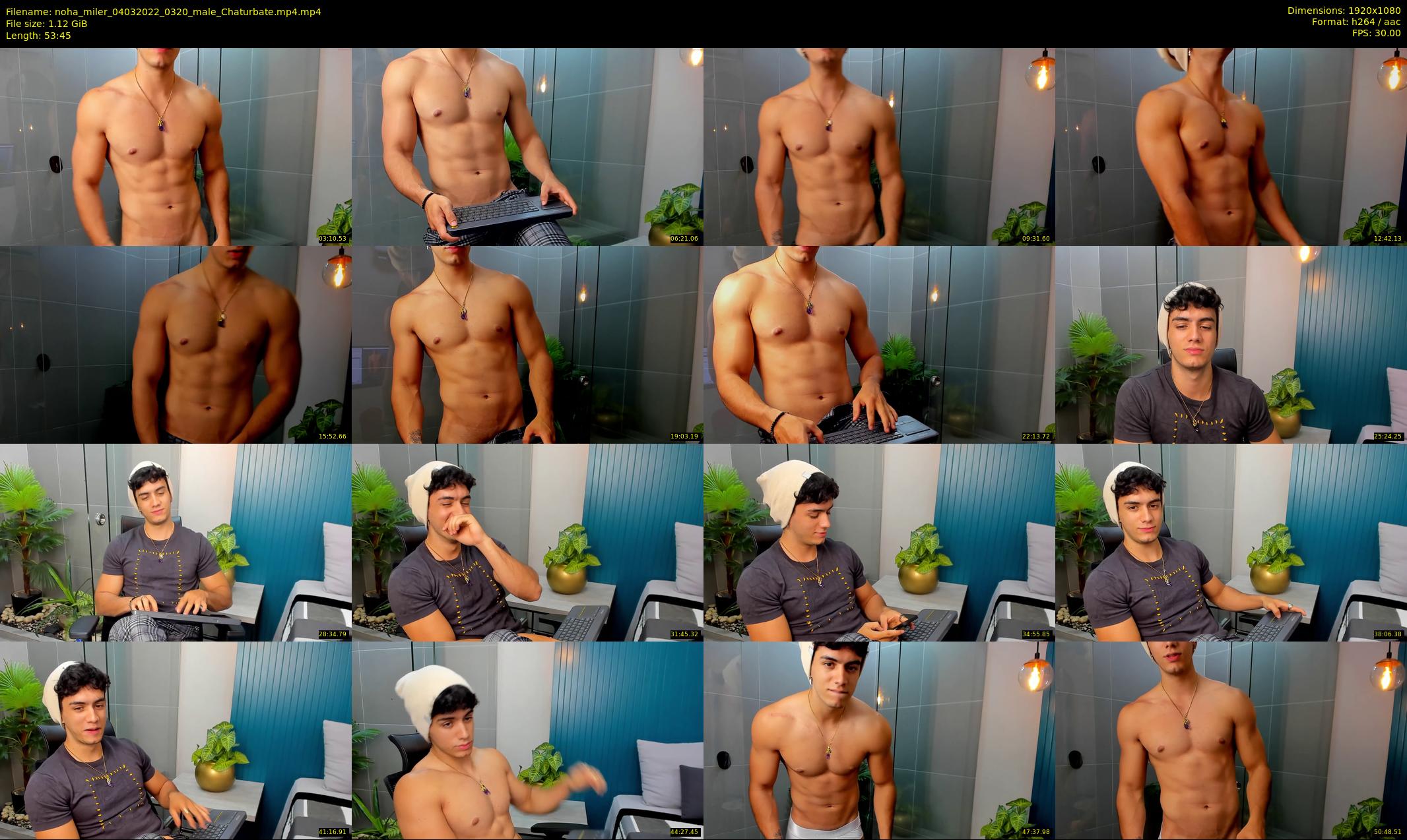 noha_miler — 54 minute Chaturbate male cam show recording, 1080p, Mar 4, 2022