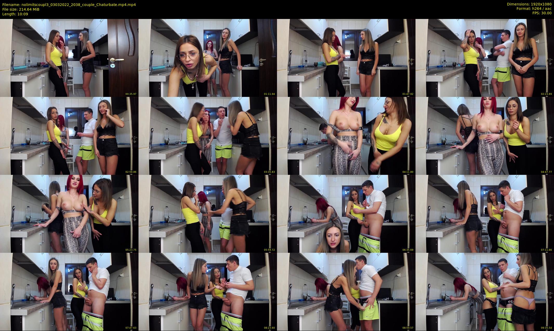 nolimitscoupl3 — 11 minute Chaturbate couple cam show recording, 1080p, Mar 3, 2022
