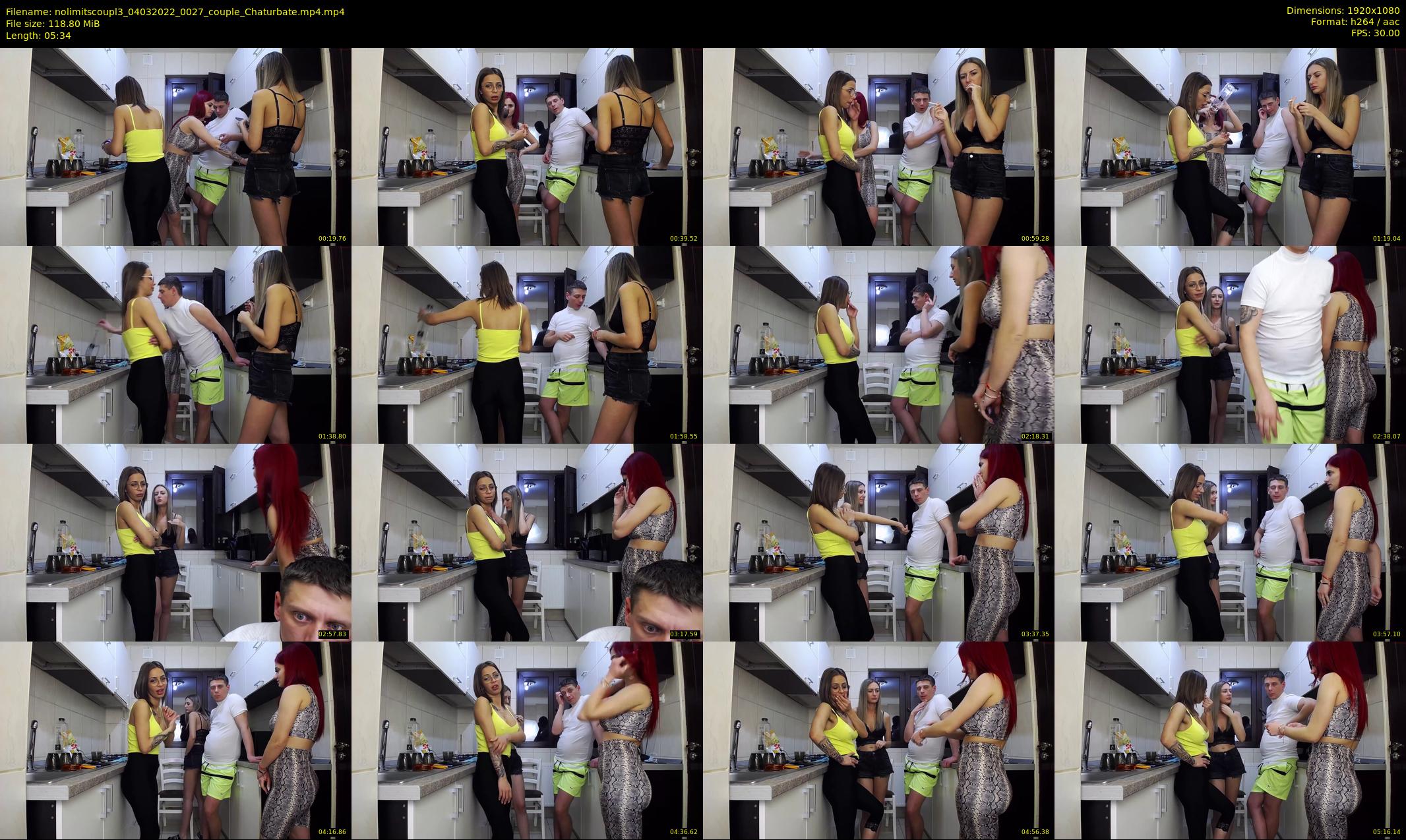 nolimitscoupl3 — 6 minute Chaturbate couple cam show recording, 1080p, Mar 4, 2022
