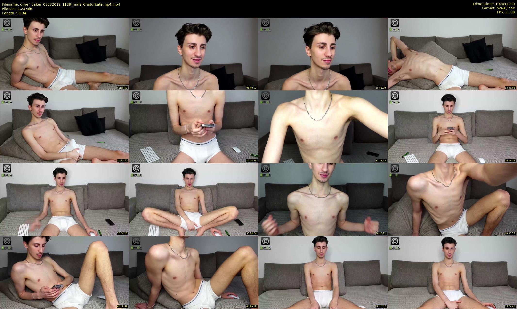 oliver_baker — 57 minute Chaturbate male cam show recording, 1080p, Mar 3, 2022