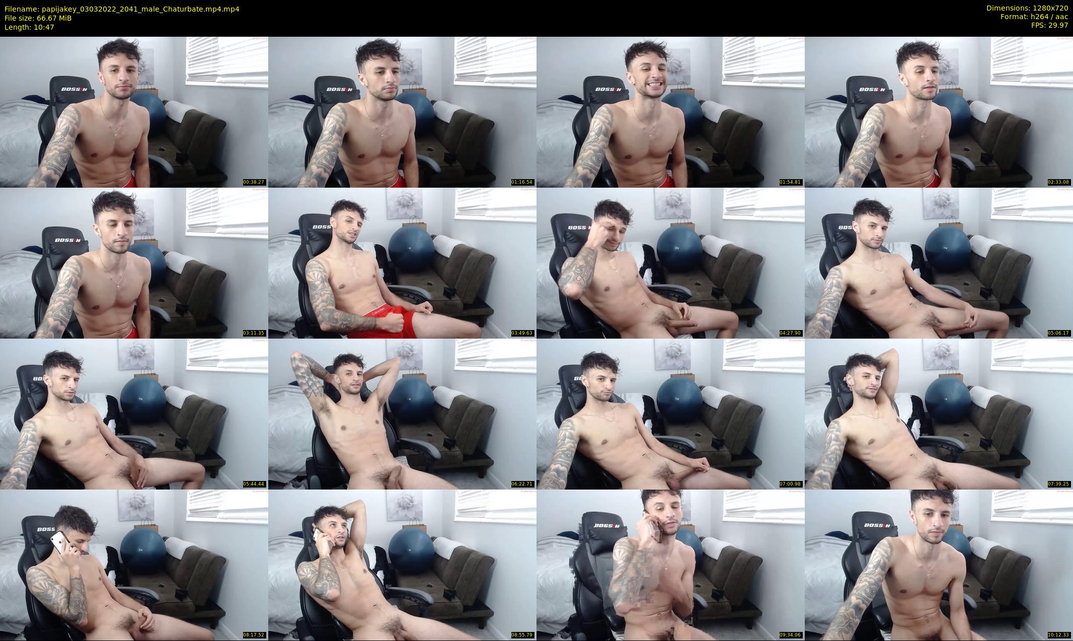papijakey — 11 minute Chaturbate male cam show recording, 720p, Mar 3, 2022