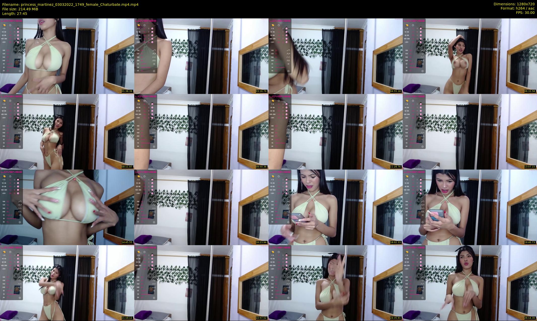 princess_martinez — 28 minute Chaturbate female cam show recording, 720p, Mar 3, 2022