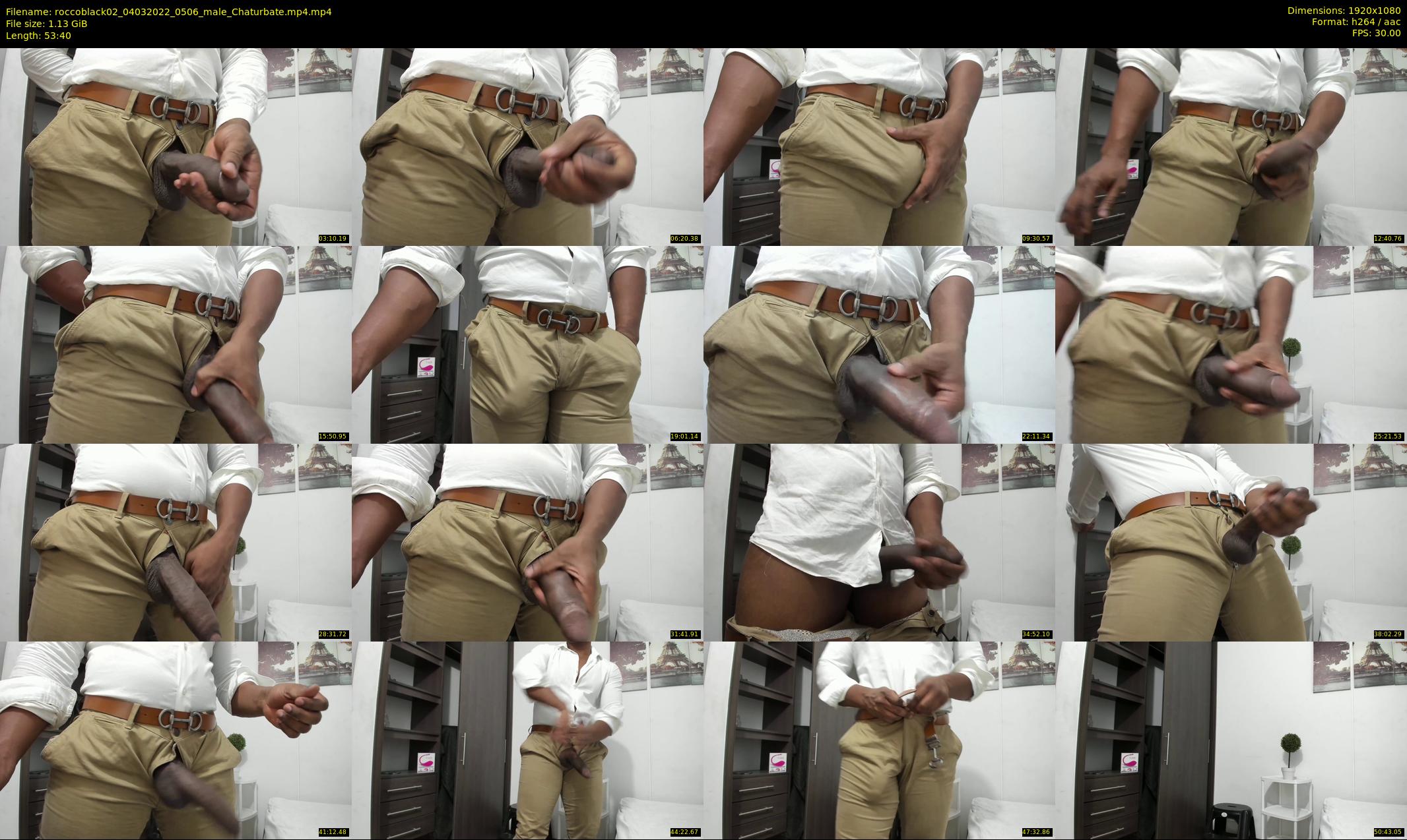 roccoblack02 — 54 minute Chaturbate male cam show recording, 1080p, Mar 4, 2022