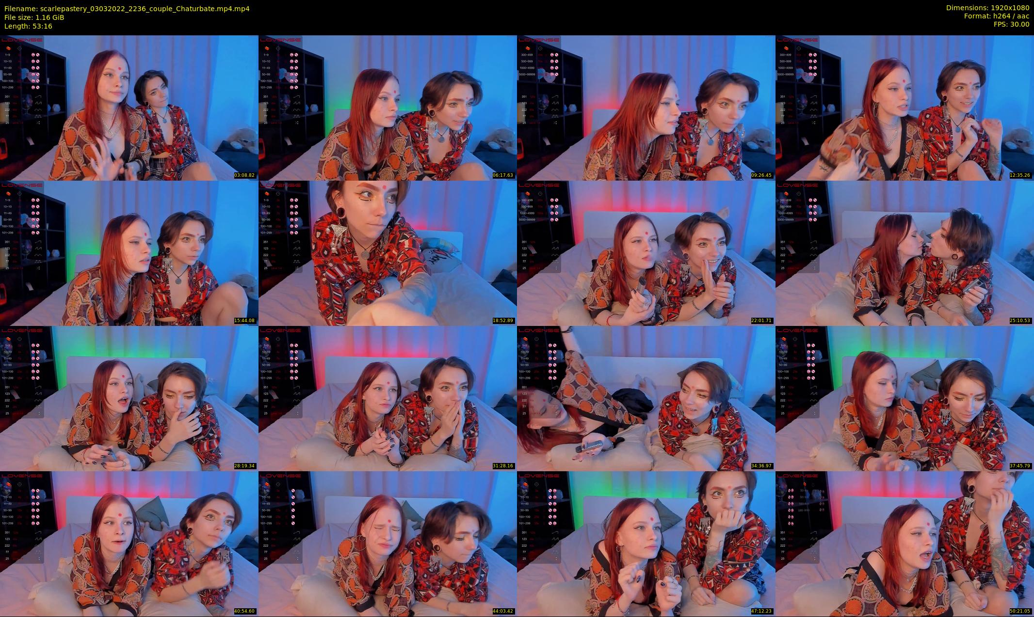 scarlepastery — 54 minute Chaturbate couple cam show recording, 1080p, Mar 3, 2022