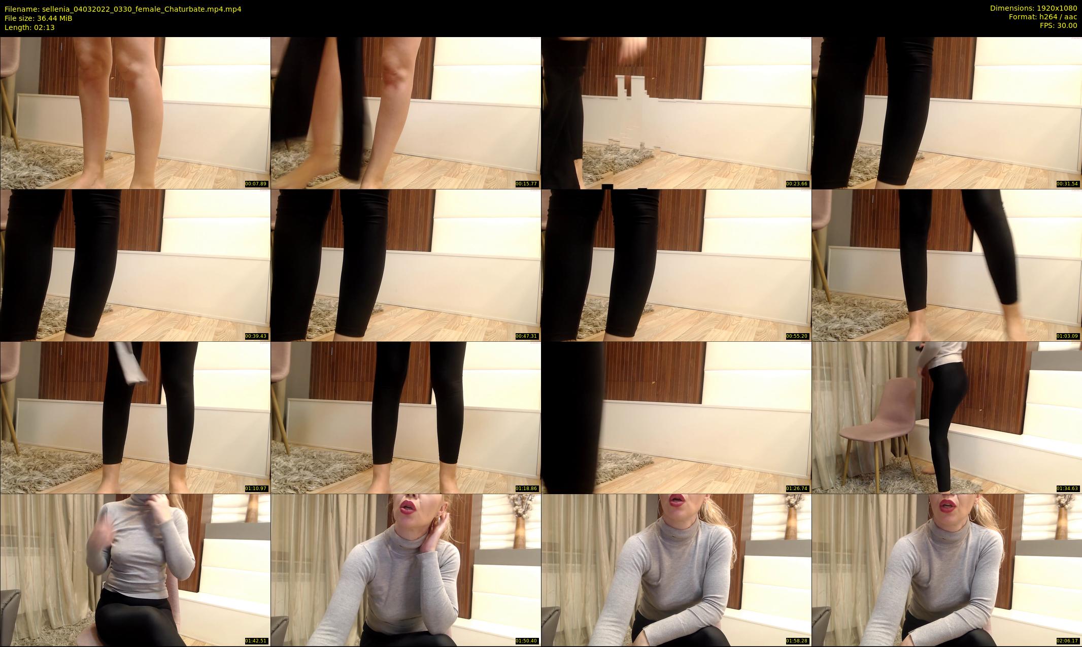 sellenia — 3 minute Chaturbate female cam show recording, 1080p, Mar 4, 2022
