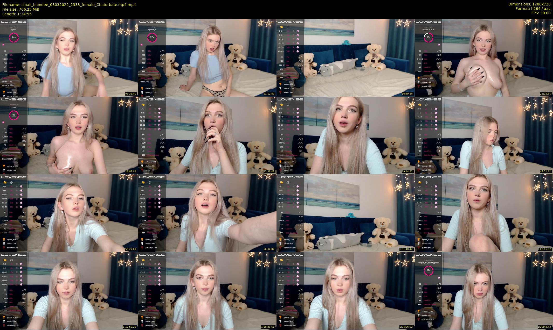 small_blondee — 95 minute Chaturbate female cam show recording, 720p, Mar 3, 2022