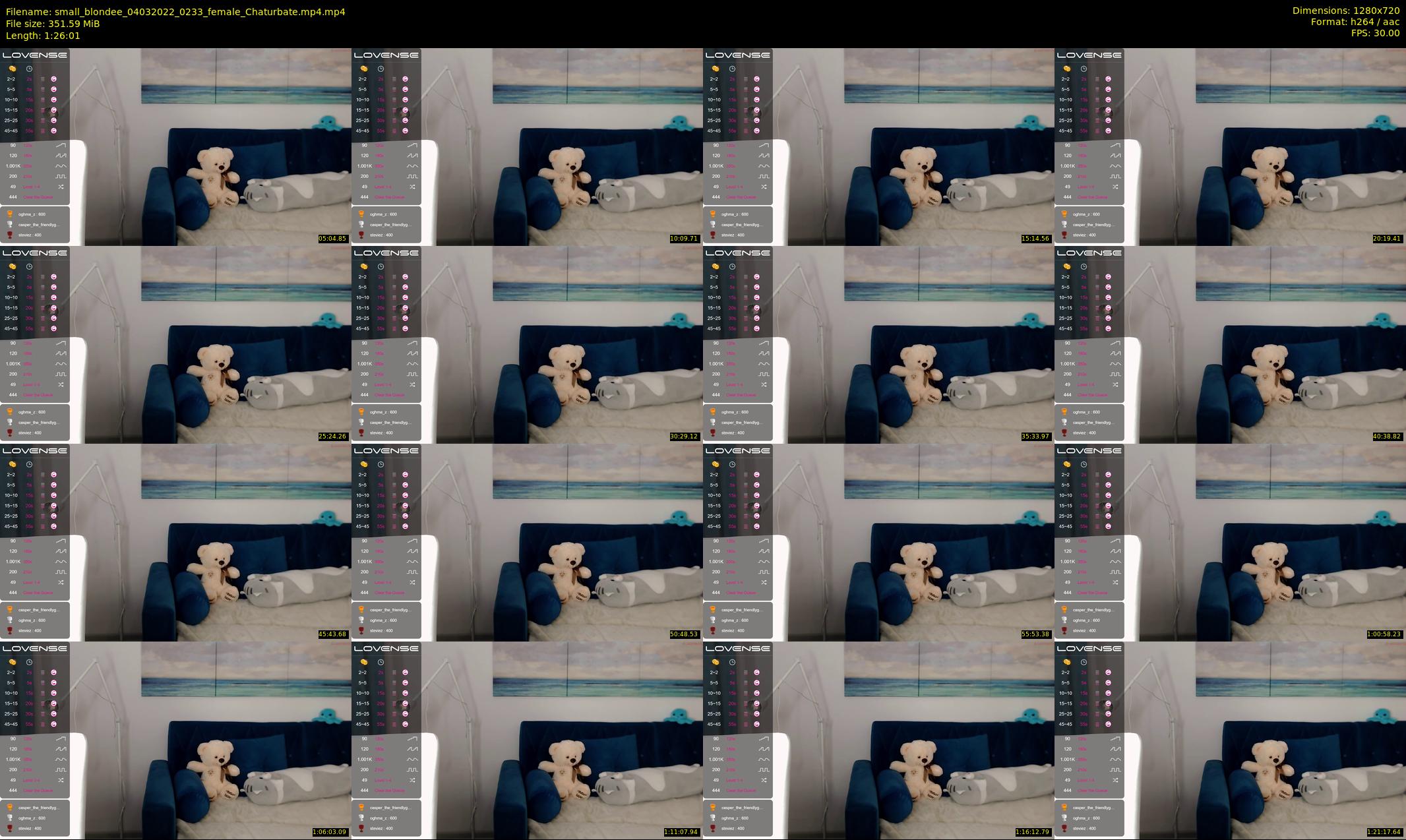 small_blondee — 87 minute Chaturbate female cam show recording, 720p, Mar 4, 2022