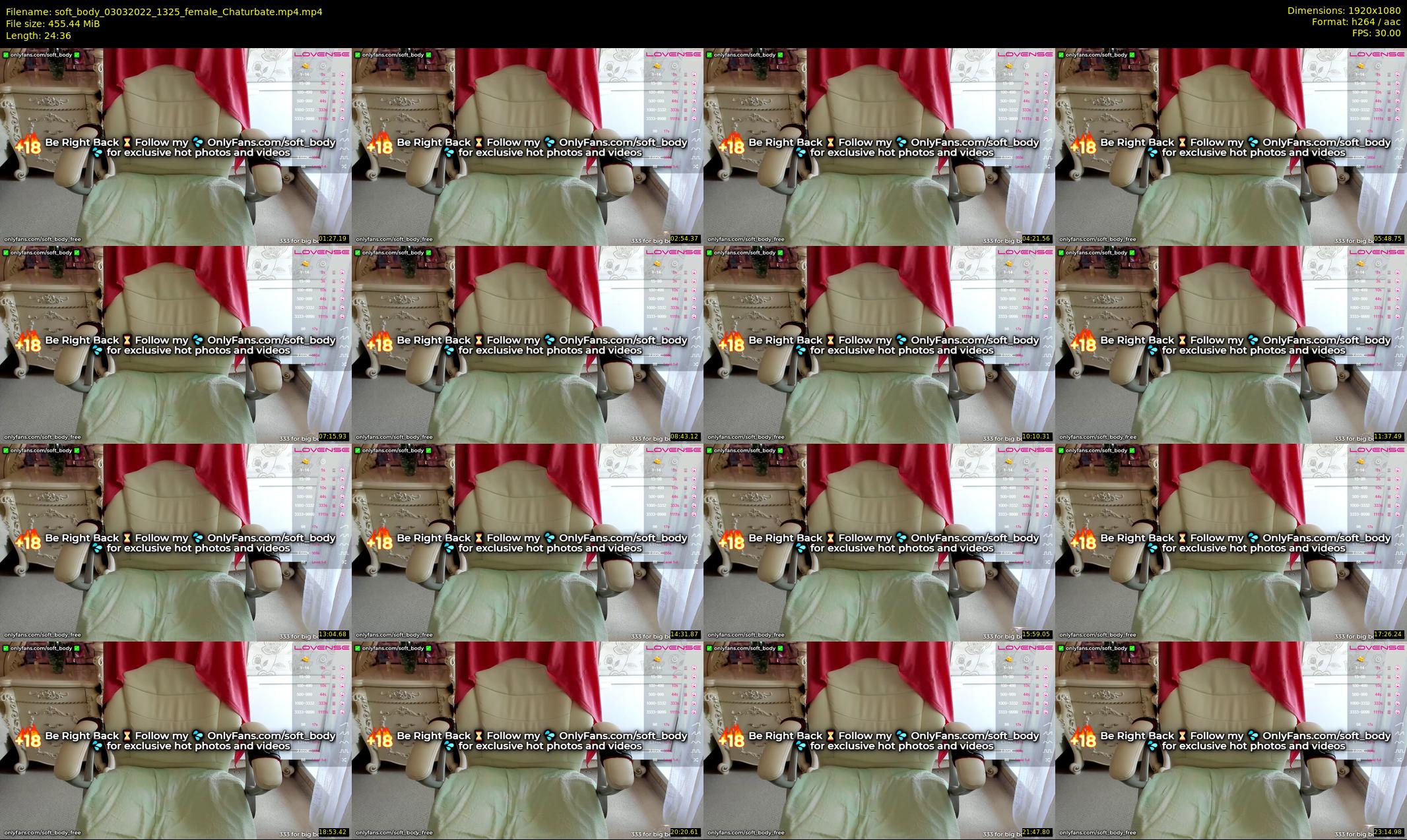 soft_body — 25 minute Chaturbate female cam show recording, 1080p, Mar 3, 2022